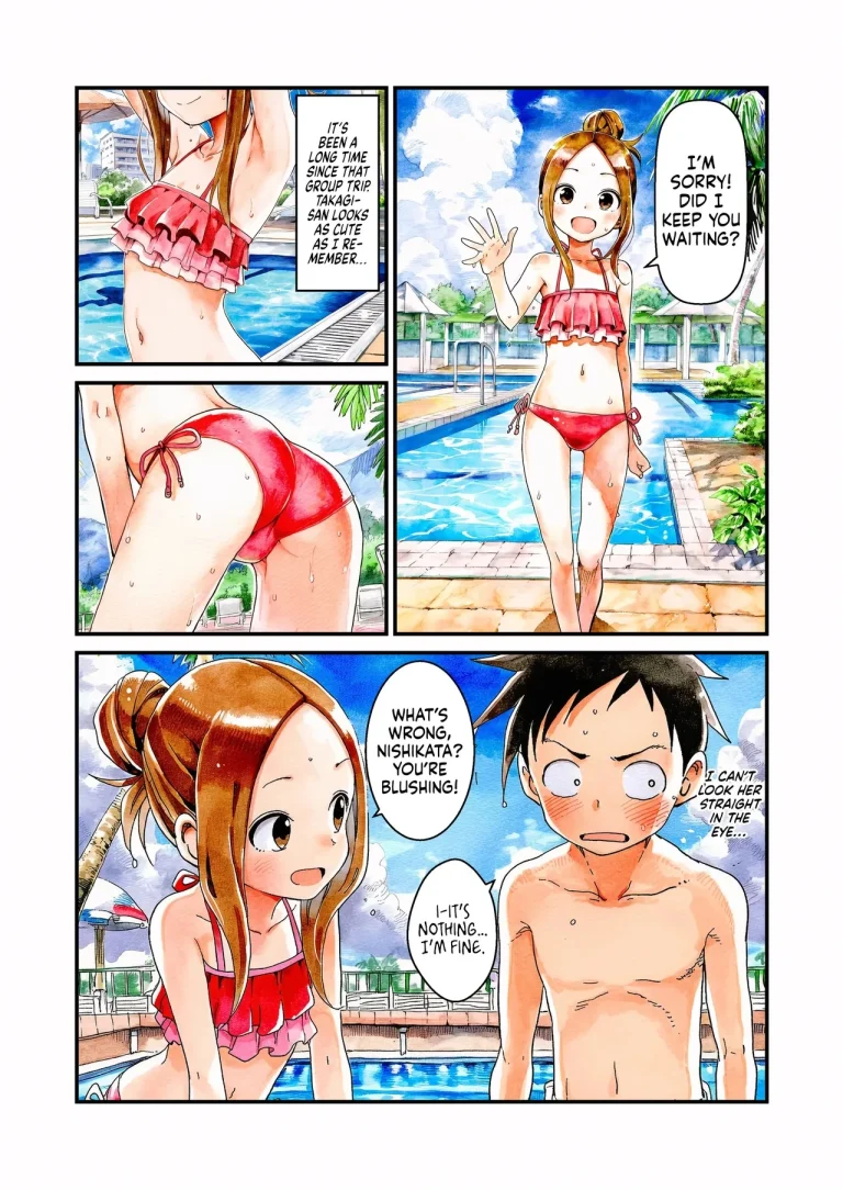 NTR Master Takagi-san Pool Date Edition porn comic picture 3