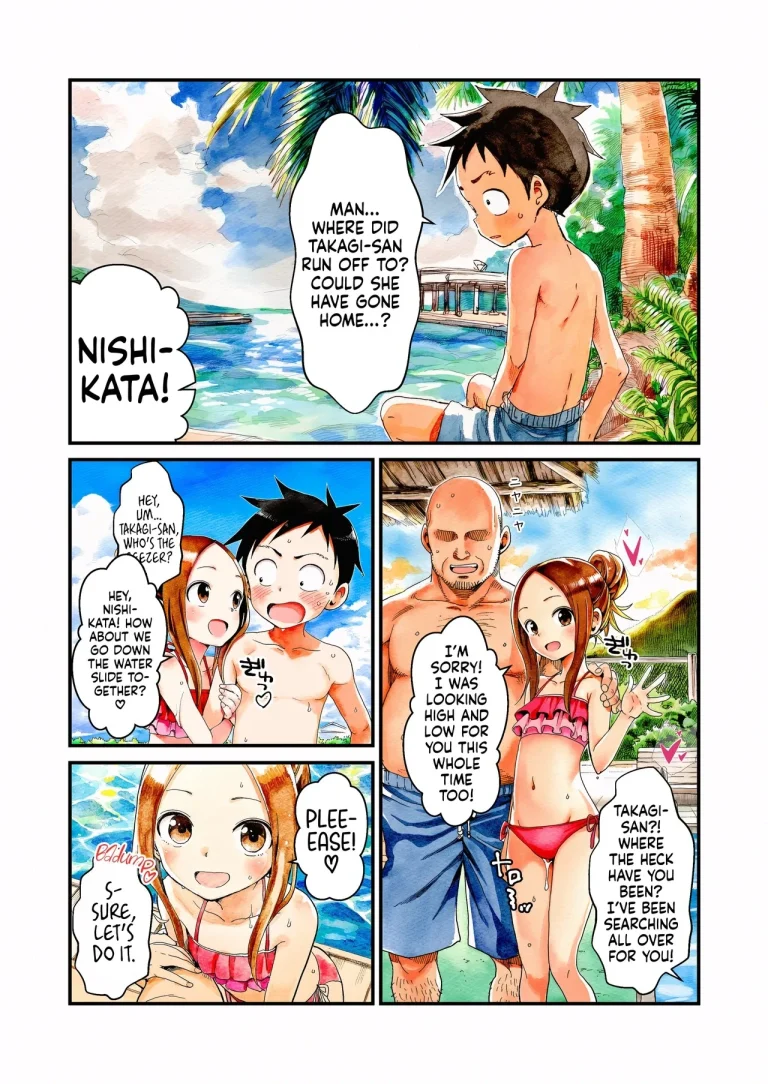 NTR Master Takagi-san Pool Date Edition porn comic picture 31