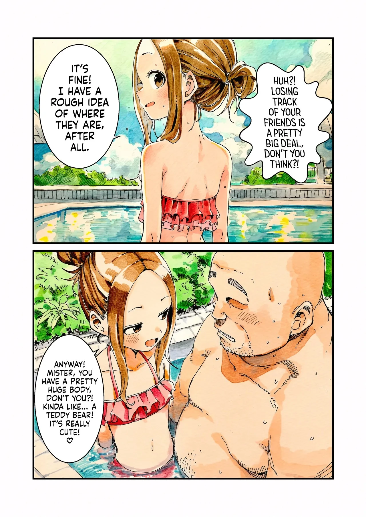NTR Master Takagi-san Pool Date Edition porn comic picture 8