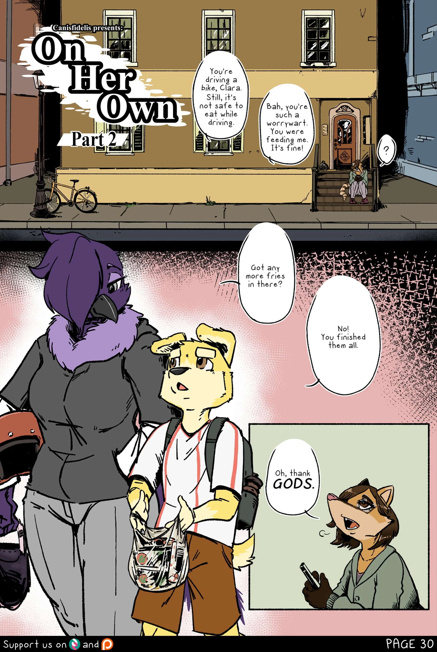 On Her Own Ch. 2 porn comic picture 1
