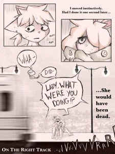 On The Right Track porn comic picture 1