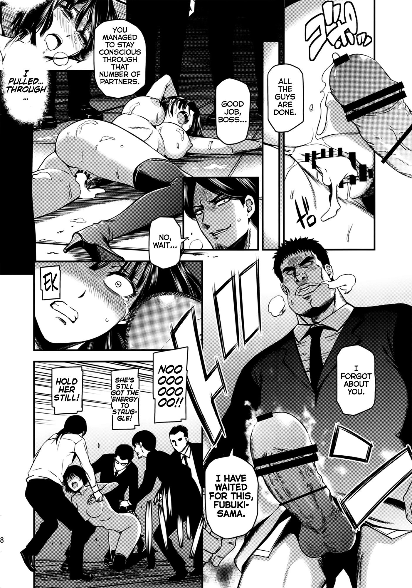 ONE-HURRICANE - Toraware no Fubuki porn comic picture 19