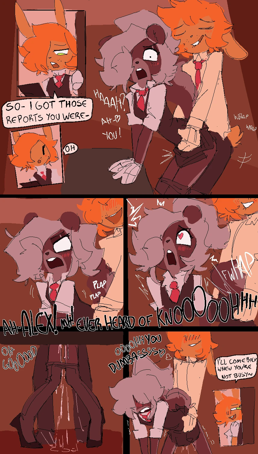One On One Meeting porn comic picture 3