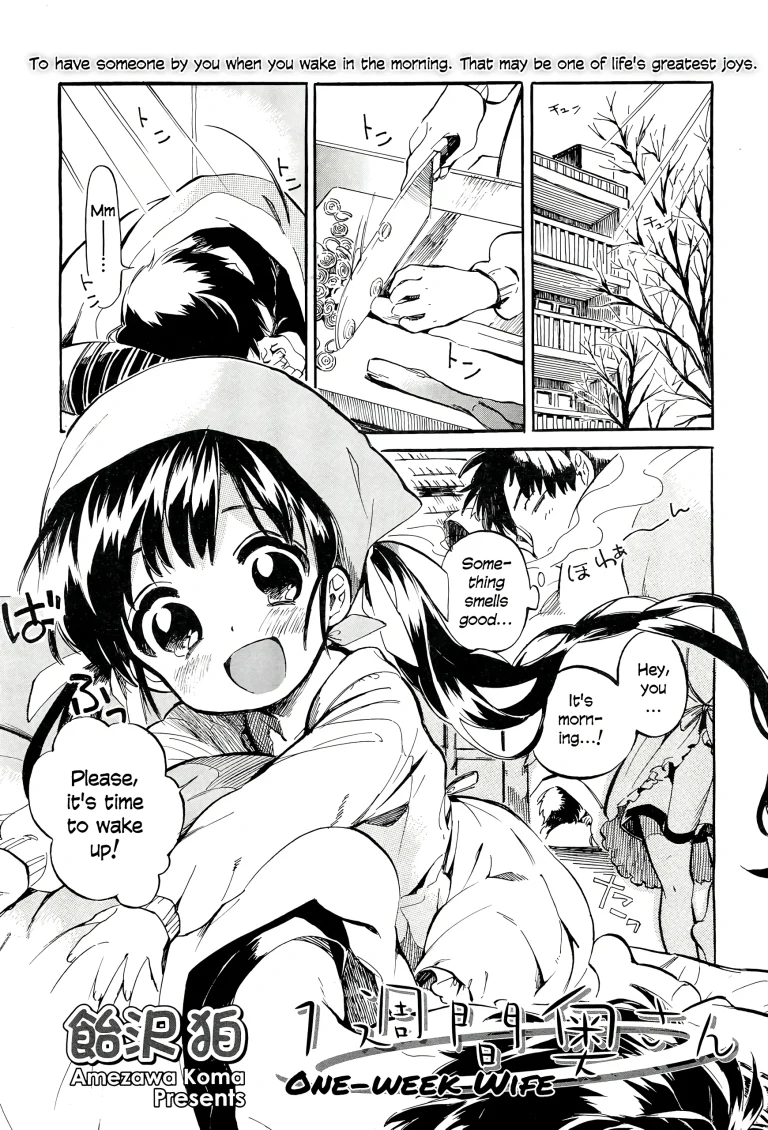 One Week Wife porn comic picture 1