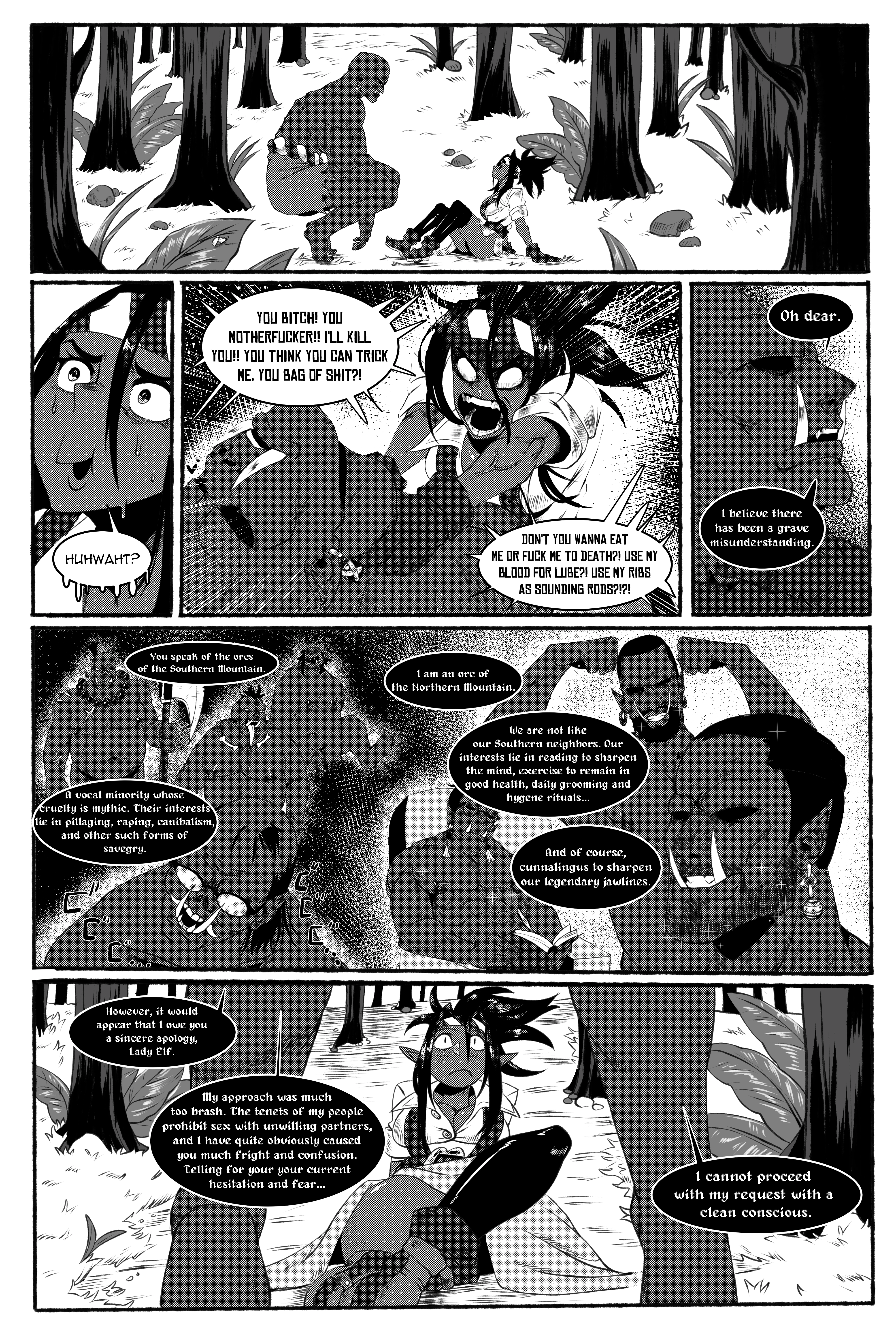 Orc of the Northern Mountain porn comic picture 8