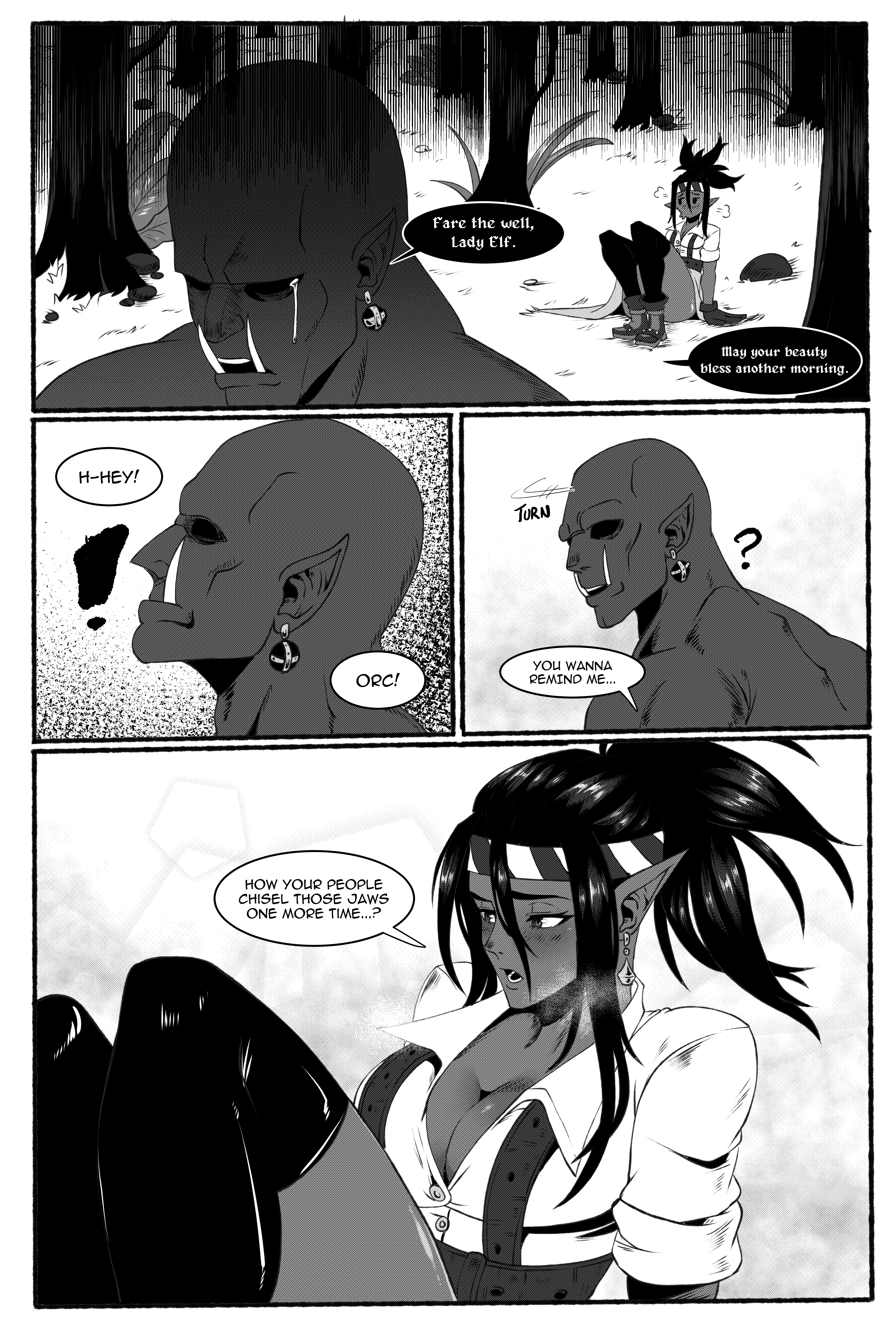 Orc of the Northern Mountain porn comic picture 9