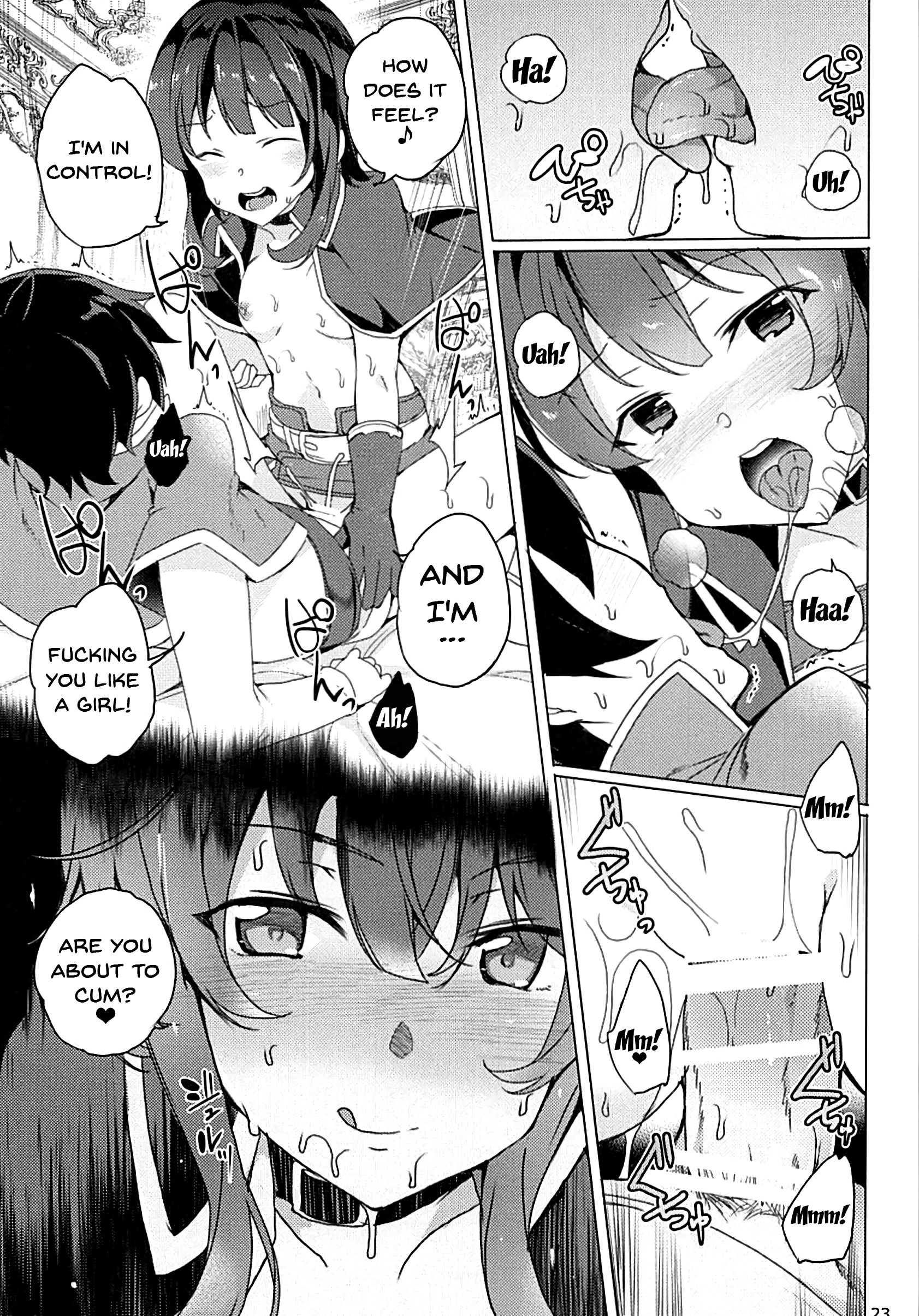 Over There! Megumin's Thief Group porn comic picture 21