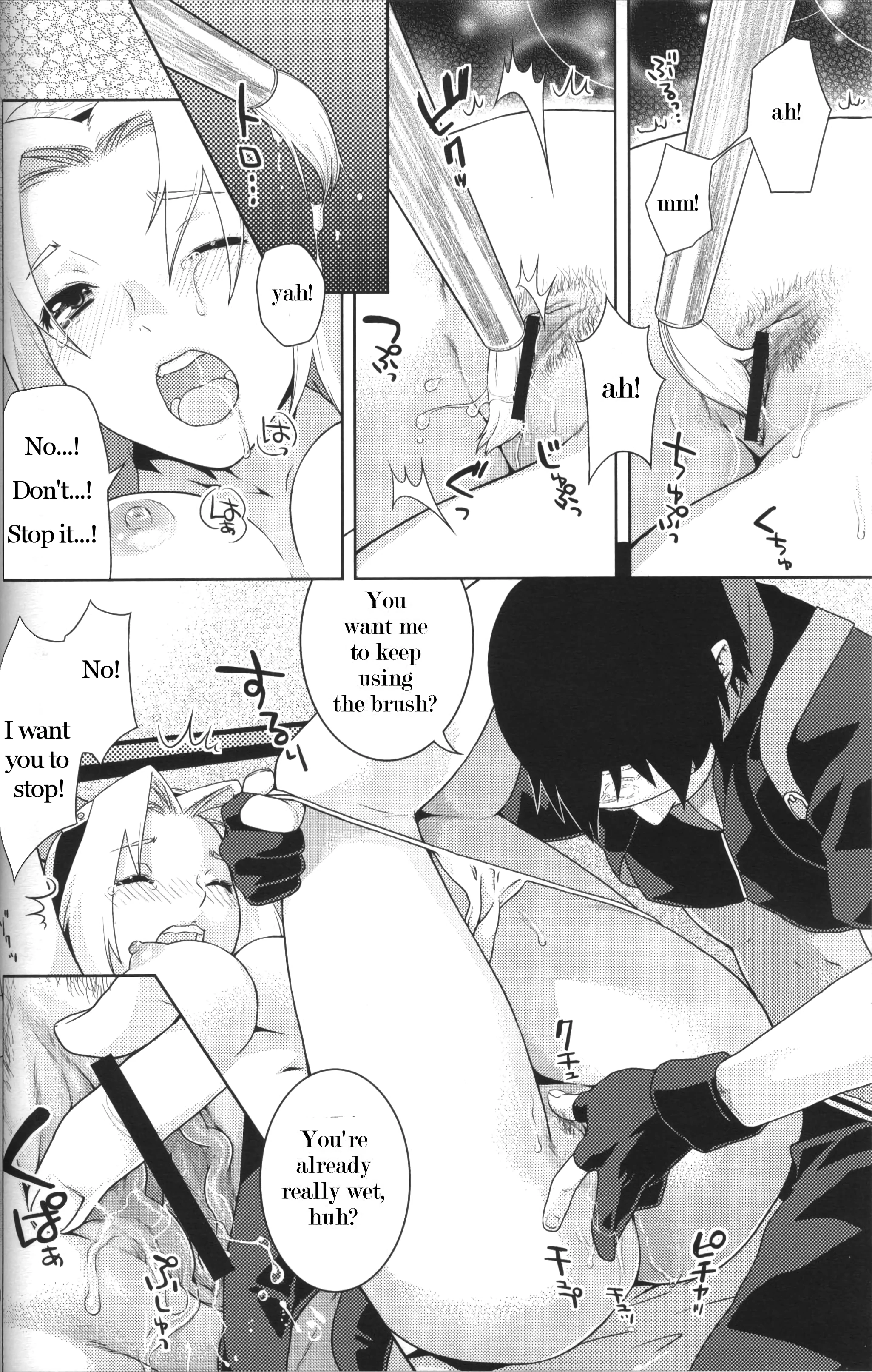Painting Sakura porn comic picture 7