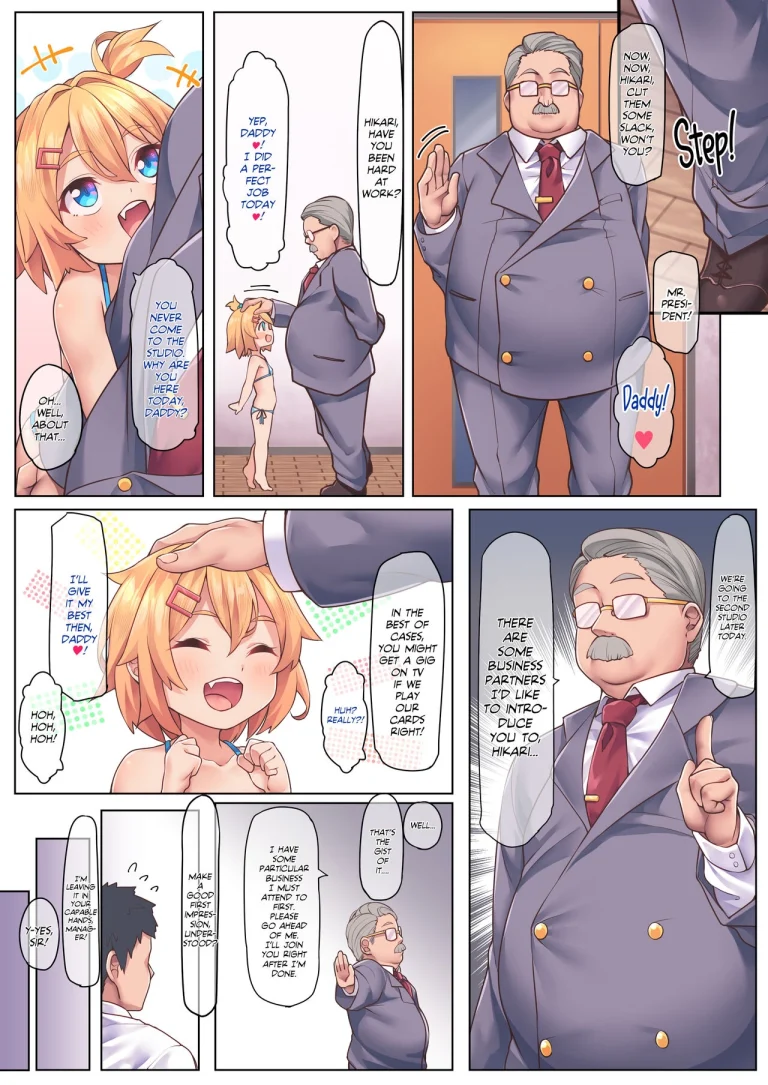 Papa Daisuki Spoiled brat Hikari porn comic picture 8