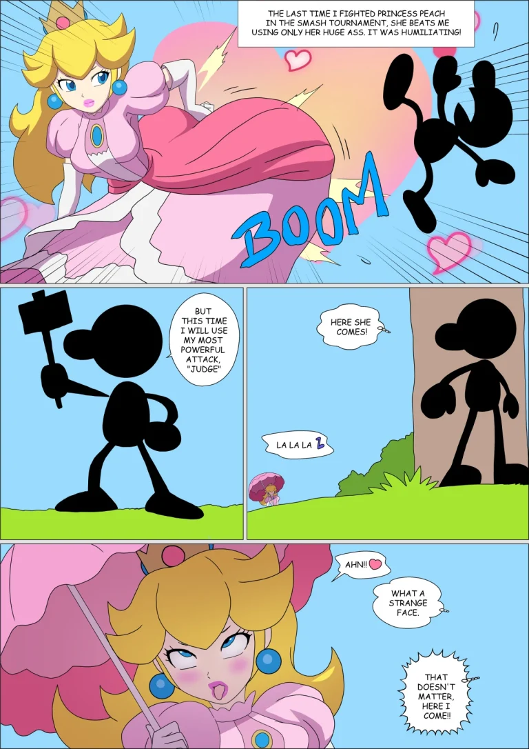 Peach Smash porn comic picture 1