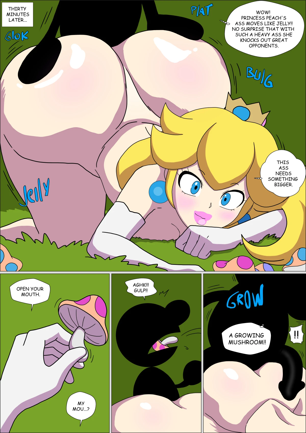 Peach Smash porn comic picture 11