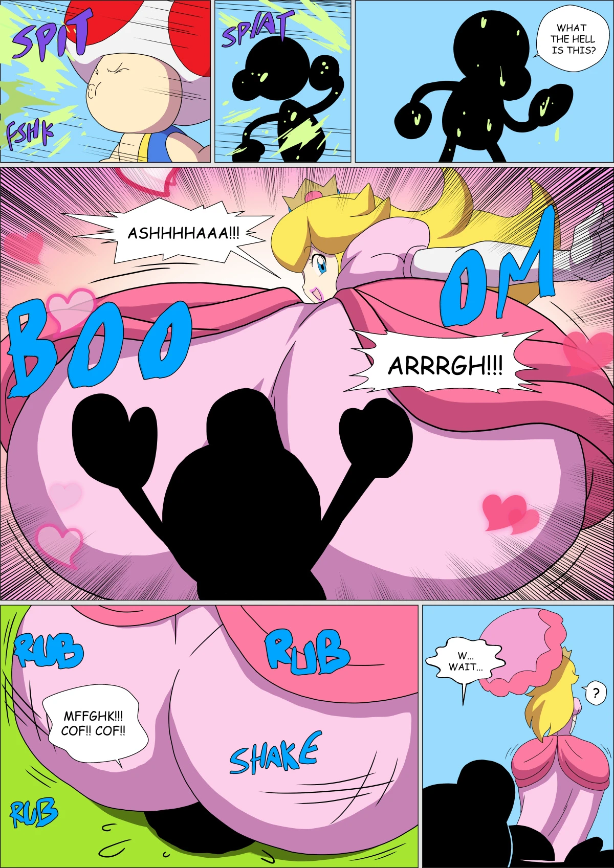 Peach Smash porn comic picture 3