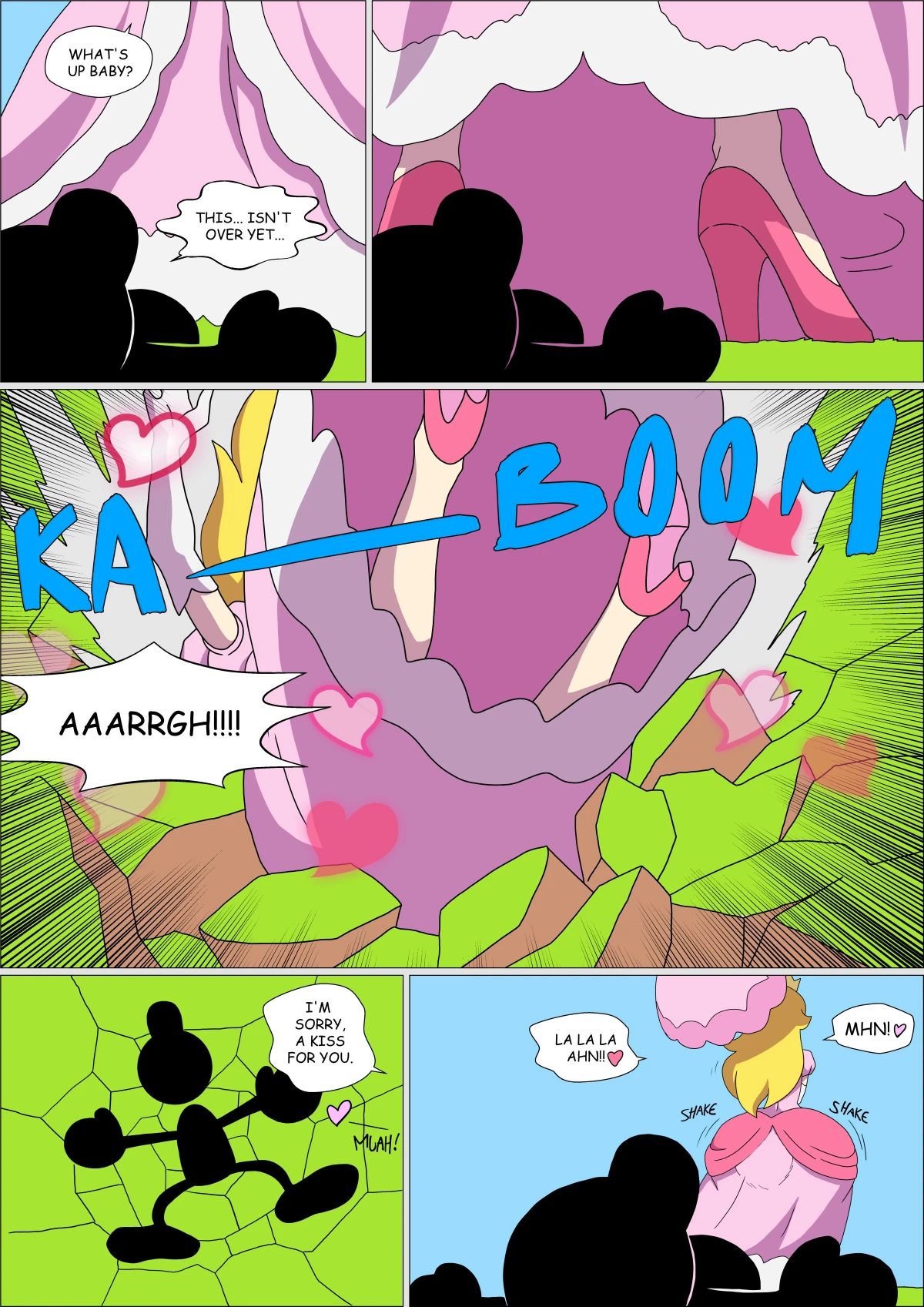 Peach Smash porn comic picture 4
