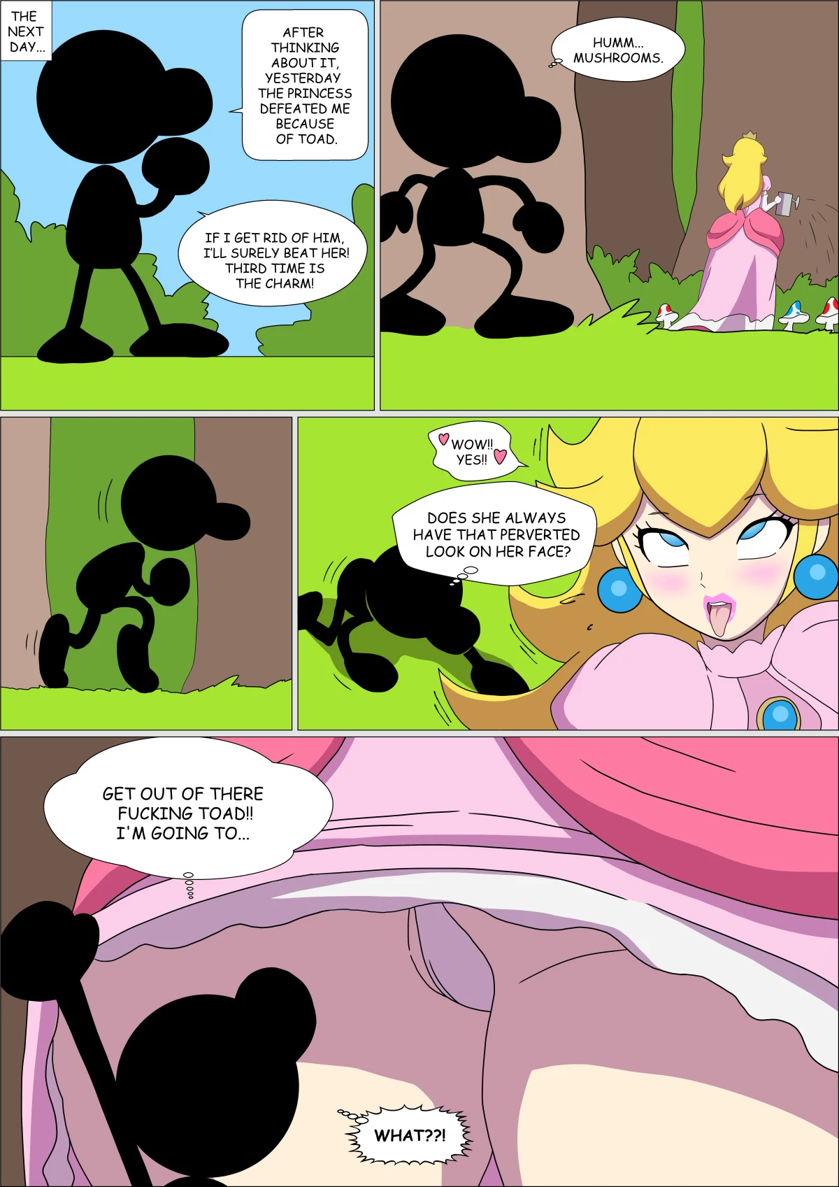 Peach Smash porn comic picture 5