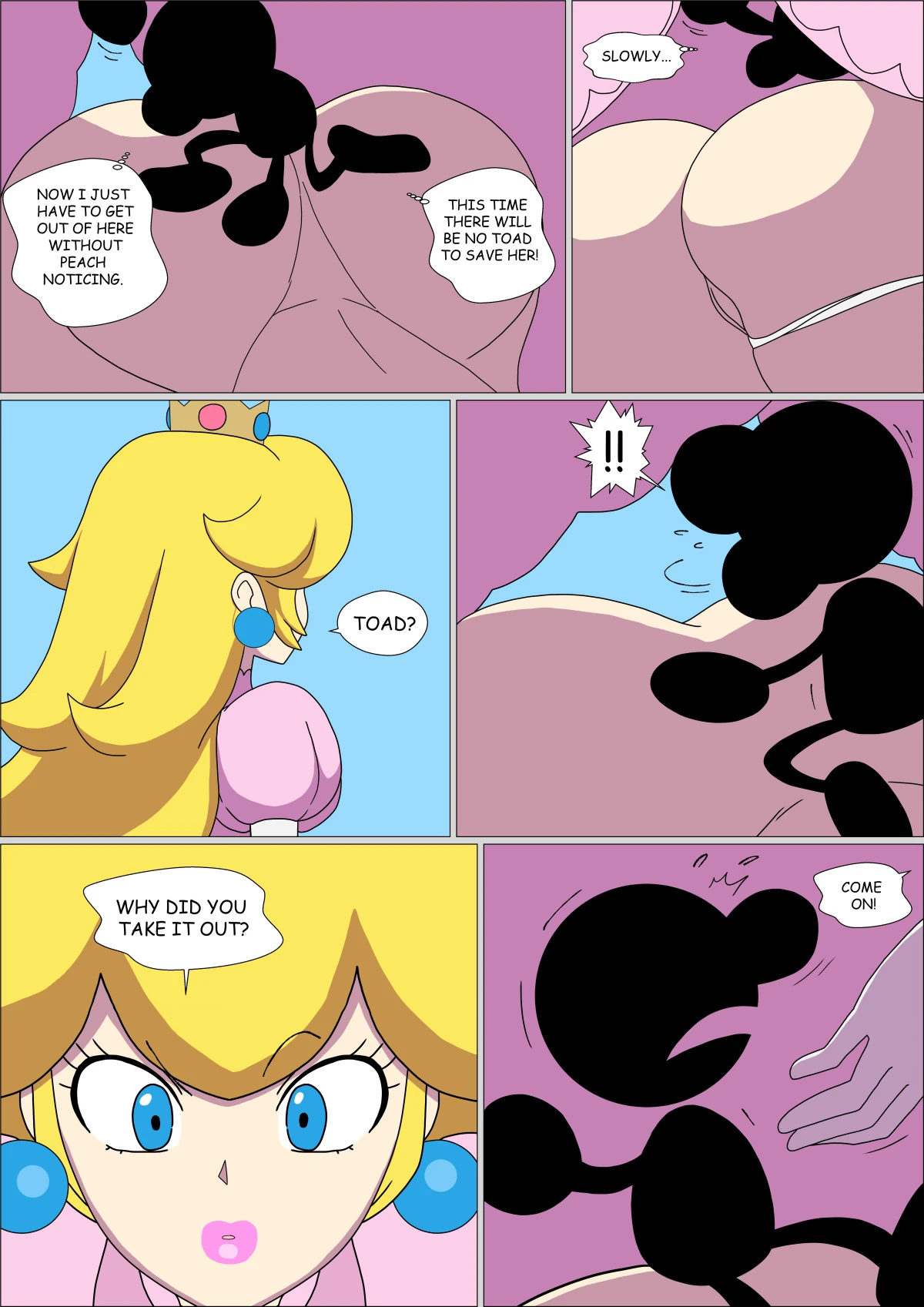 Peach Smash porn comic picture 7