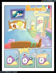 Peaches and Cream - Breakfast In Bed porn comic picture 1