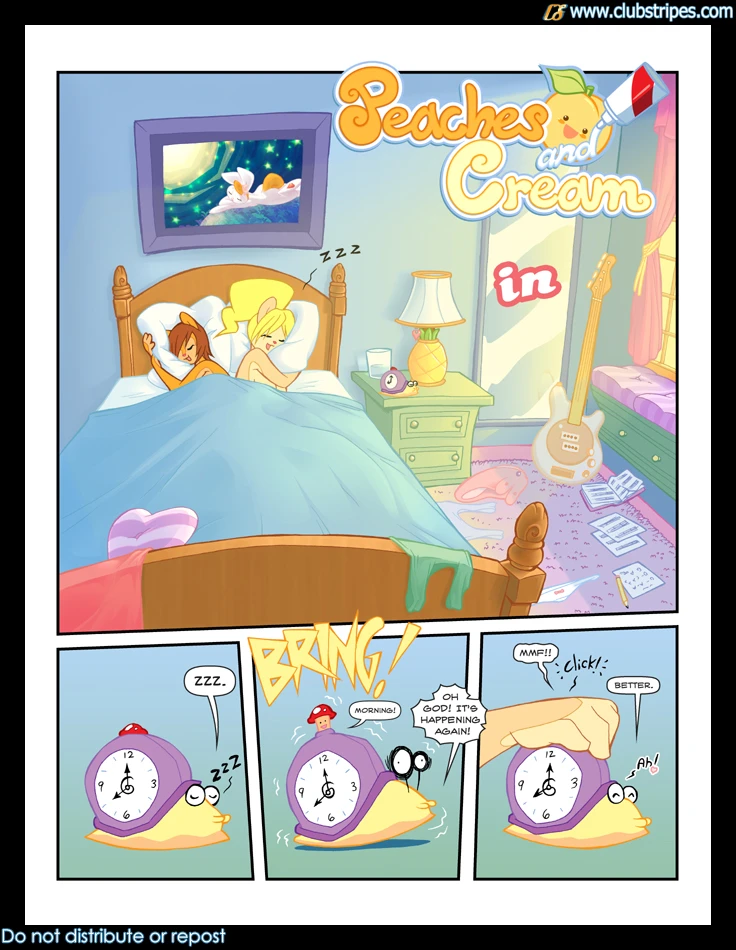 Peaches and Cream - Breakfast In Bed porn comic picture 1