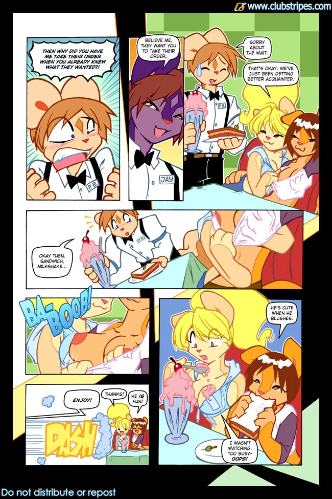 Peaches and Cream - Midnight Milkshake porn comic picture 4
