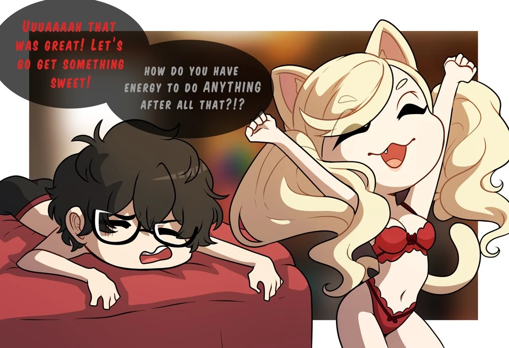 Persona 5 Cat Girl sets porn comic picture 5
