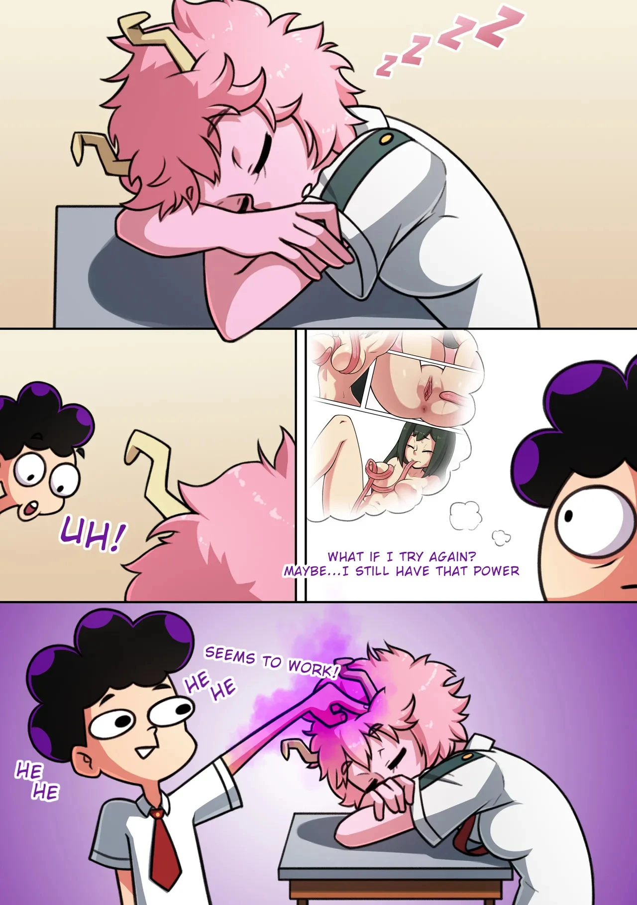 Pink! porn comic picture 1