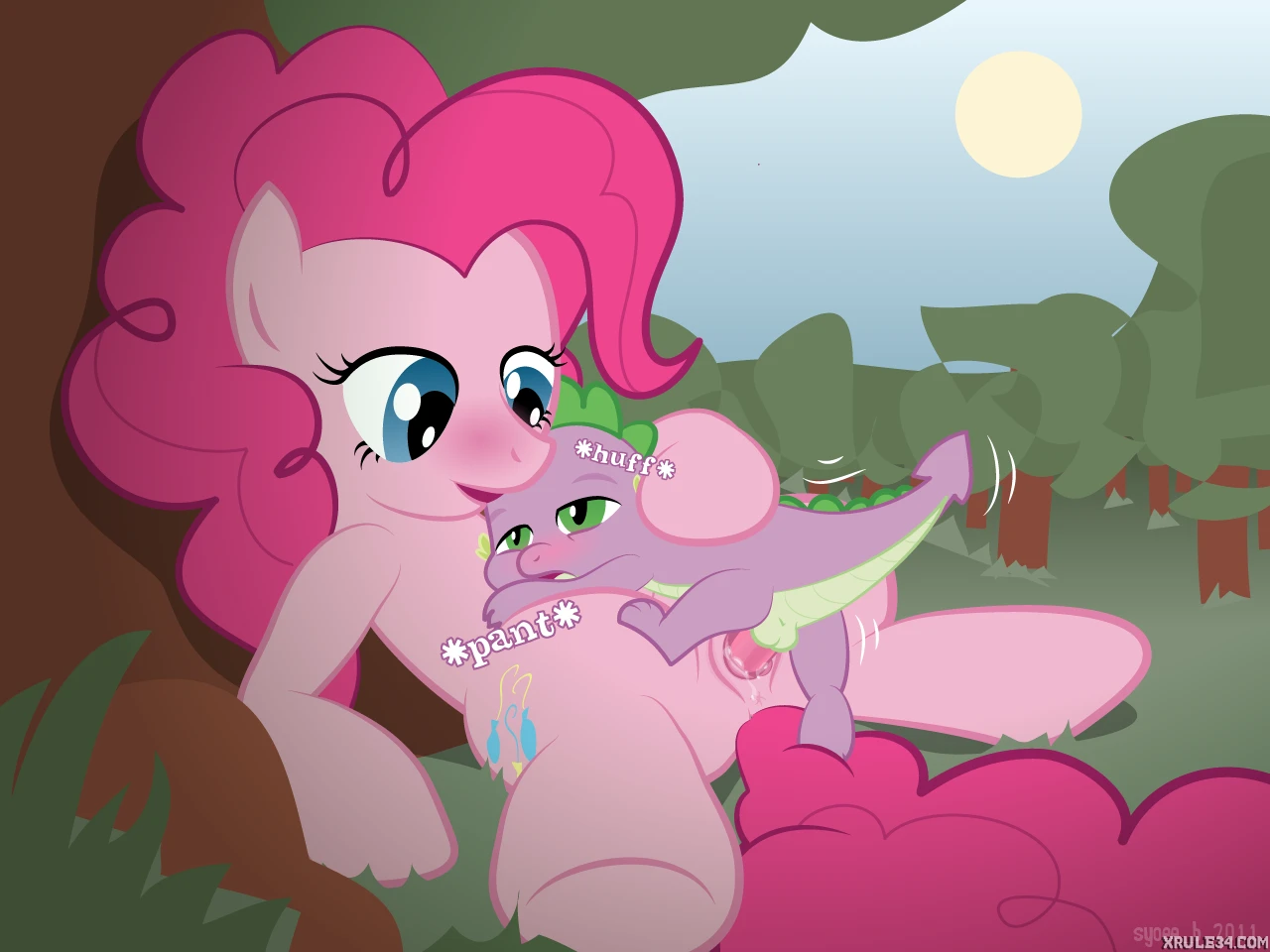 Pinkie Pie and Spike porn comic picture 1