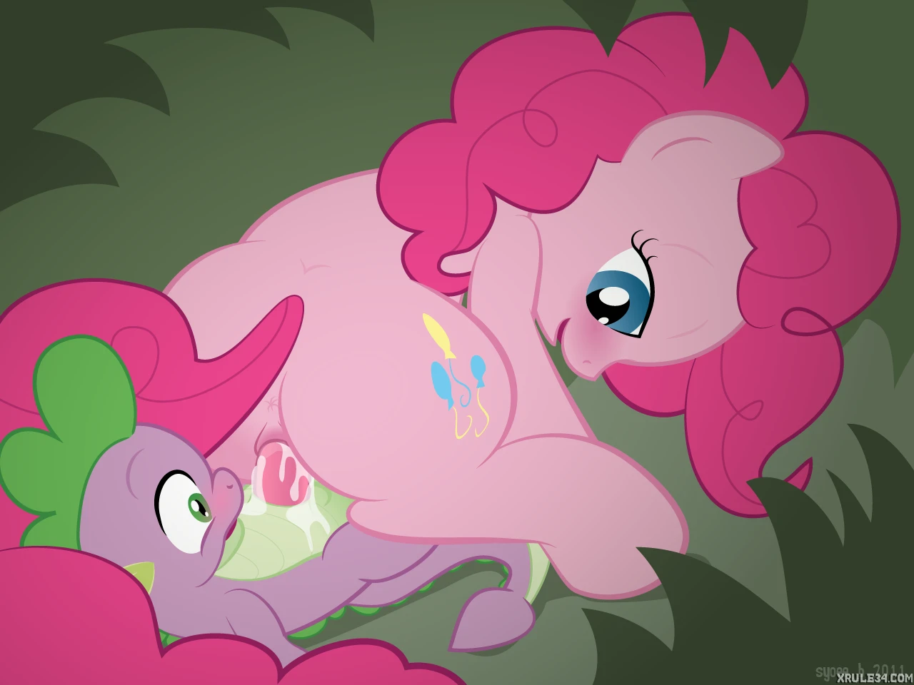 Pinkie Pie and Spike porn comic picture 2