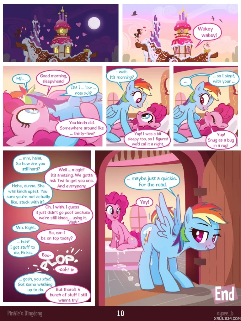 Pinkie's Schwanz porn comic picture 10