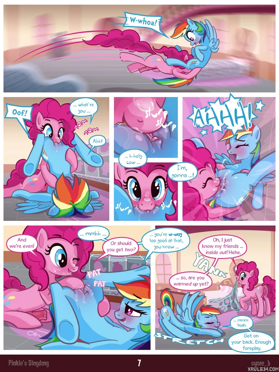 Pinkie's Schwanz porn comic picture 7
