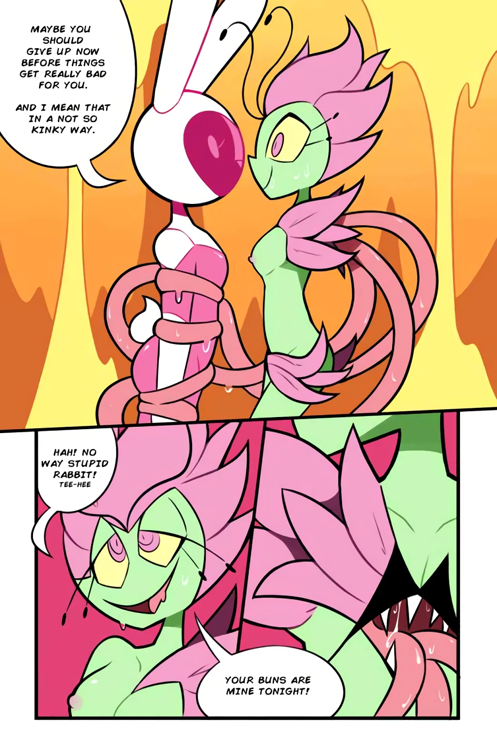 Pinku's RB Mission #0: The Carnivorous plant porn comic picture 14