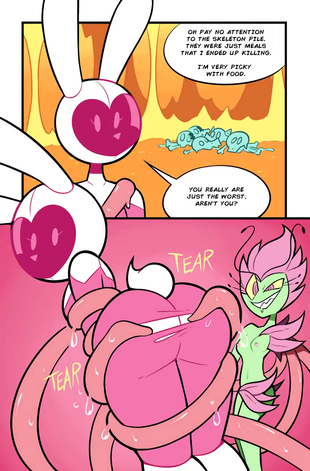 Pinku's RB Mission #0: The Carnivorous plant porn comic picture 15
