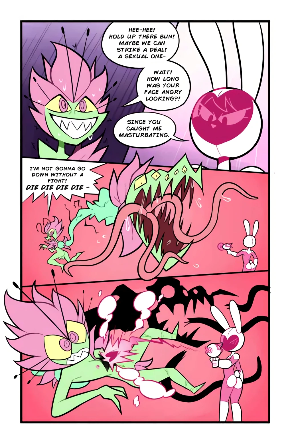 Pinku's RB Mission #0: The Carnivorous plant porn comic picture 30