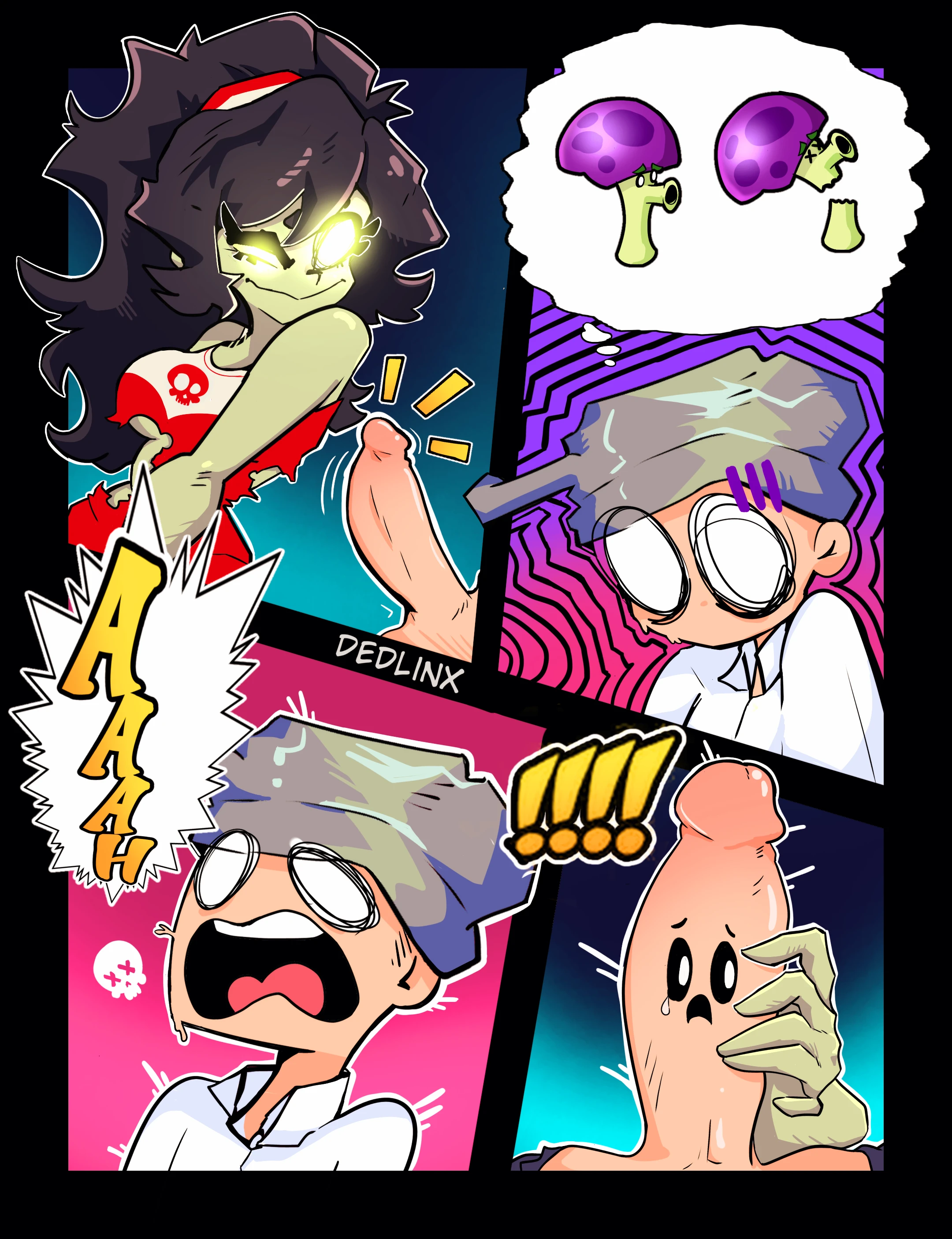 Plants vs Zombies Forbidden Garden porn comic picture 4