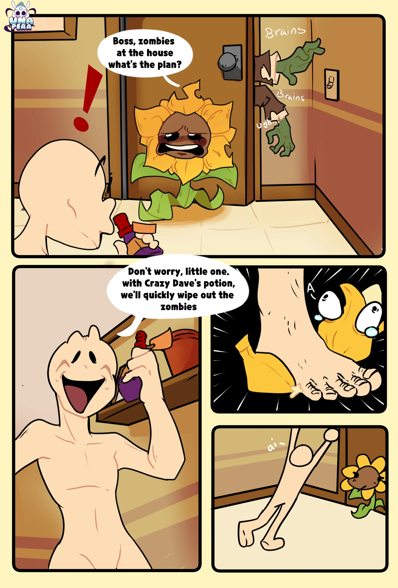Plants vs Zombies: Garden Warfuck porn comic picture 2