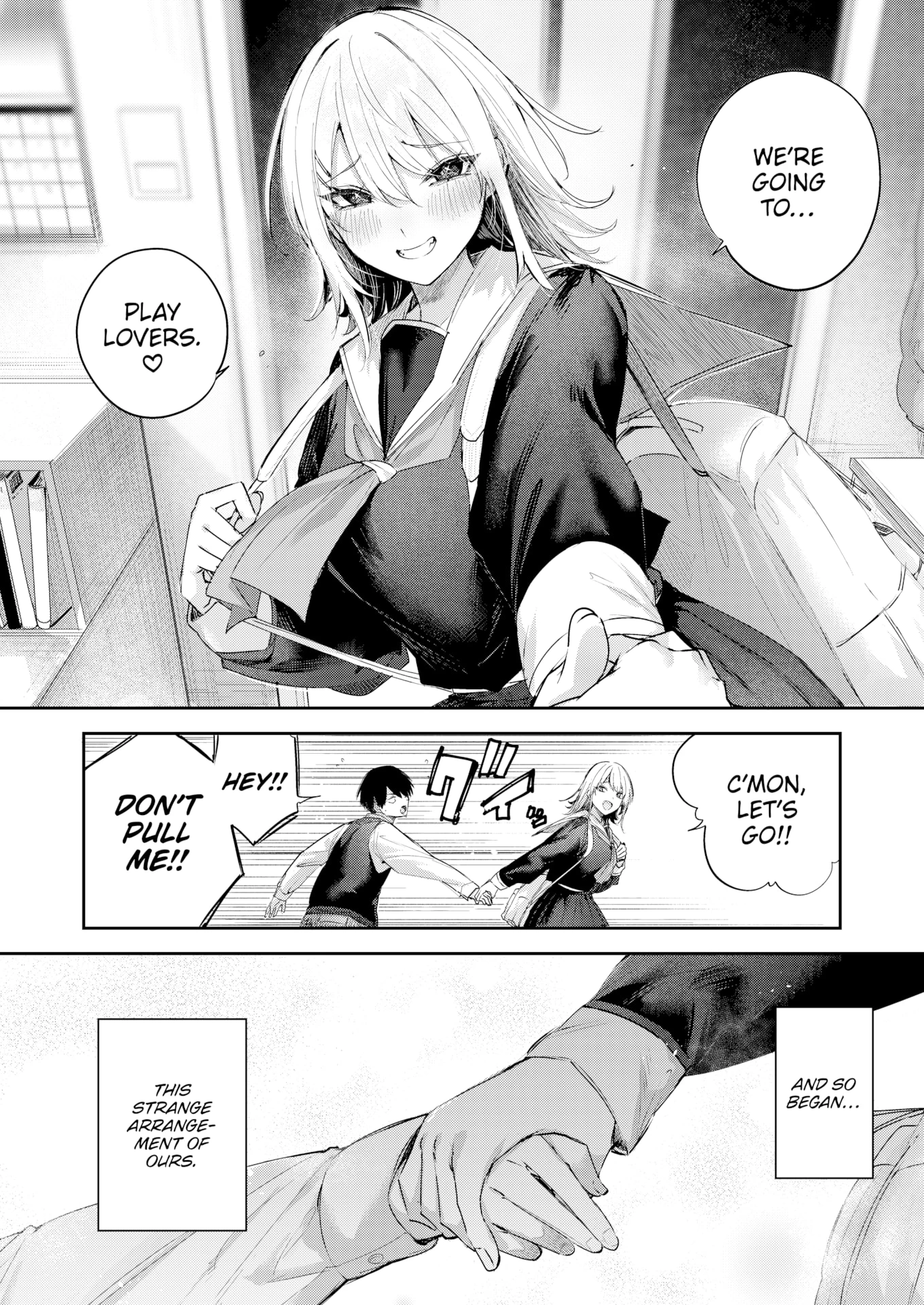 Playing ✰ Lovers porn comic picture 6