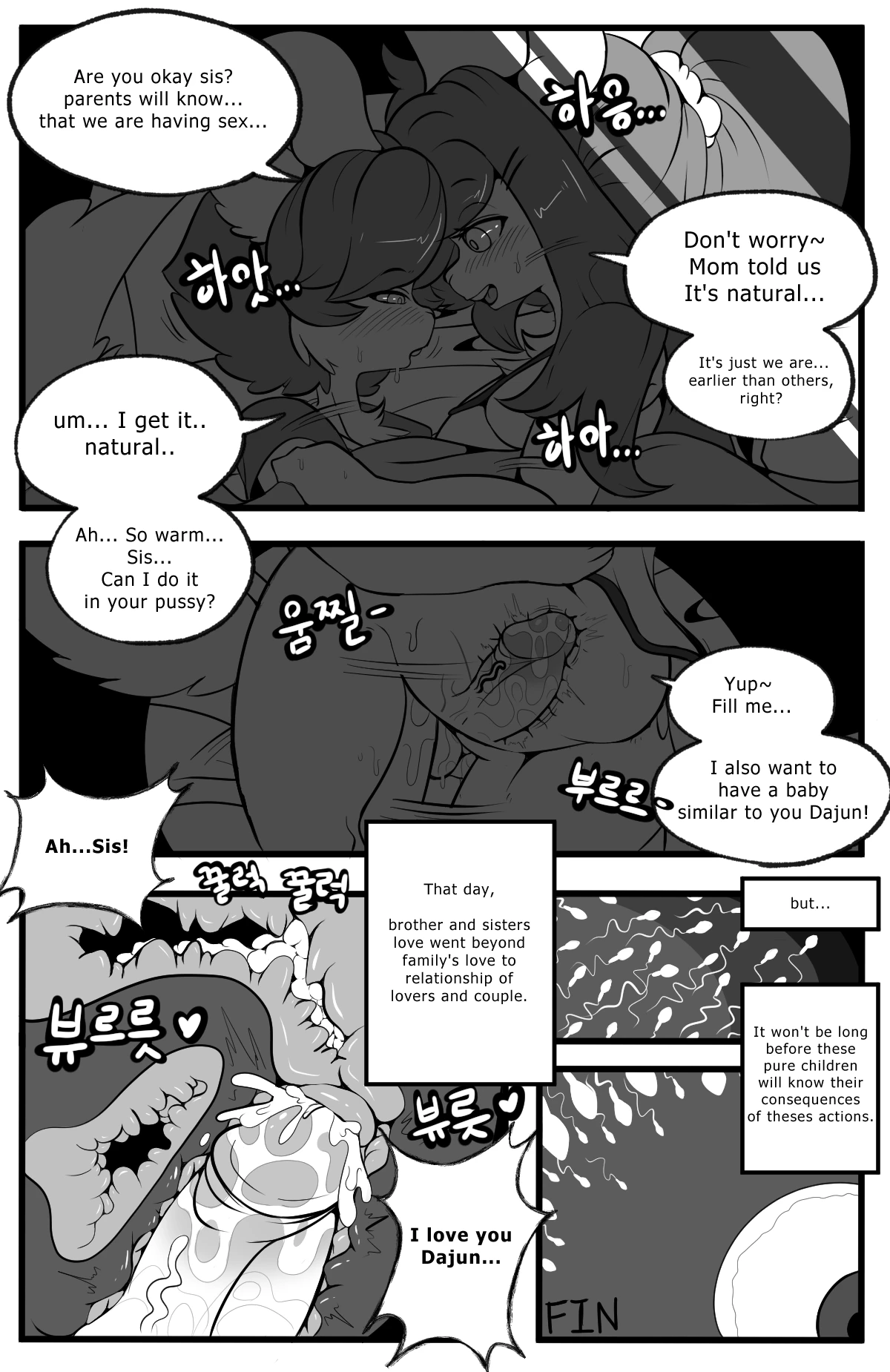 Playing Like Adult With Sister porn comic picture 42