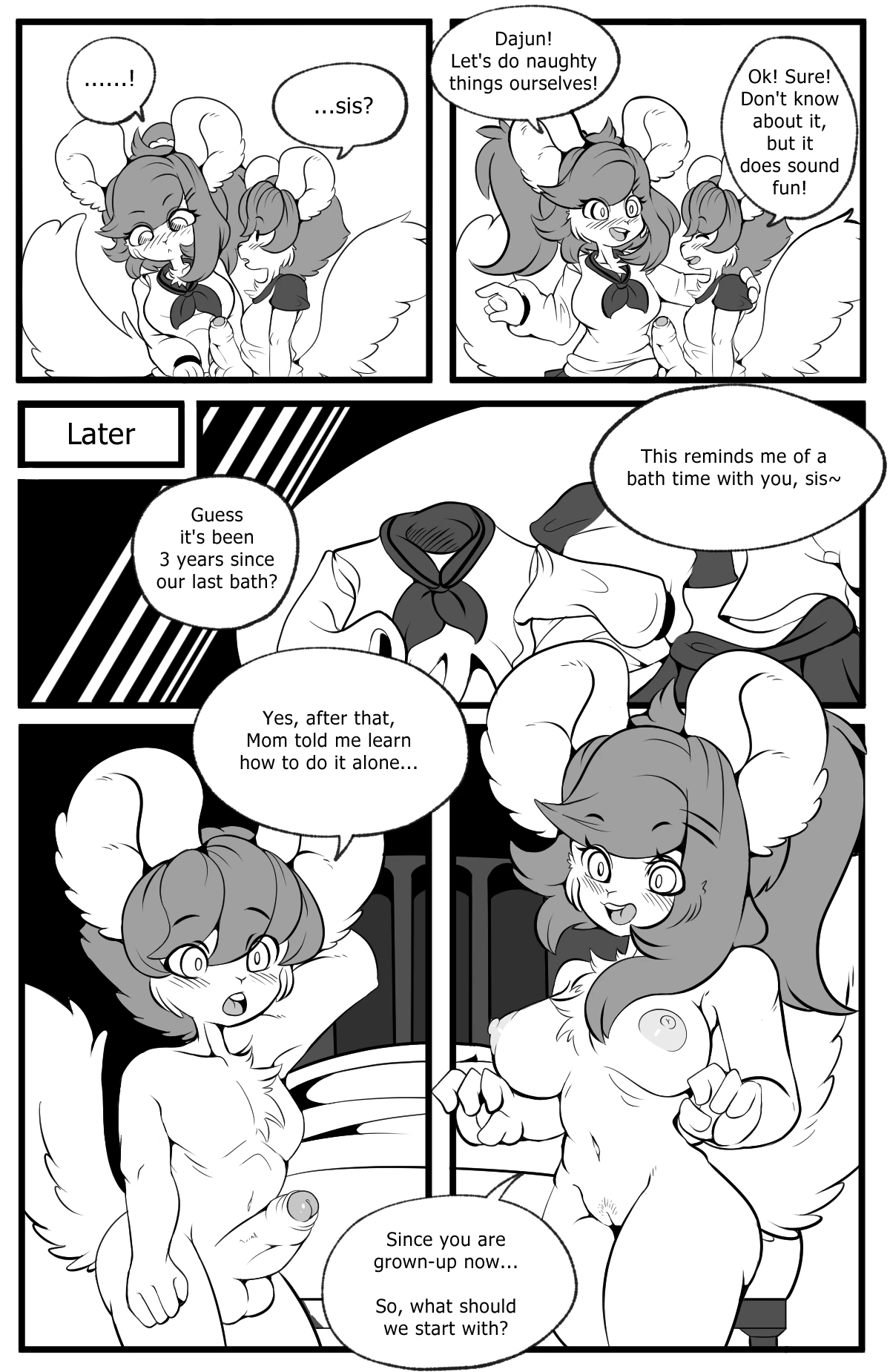 Playing Like Adult With Sister porn comic picture 6
