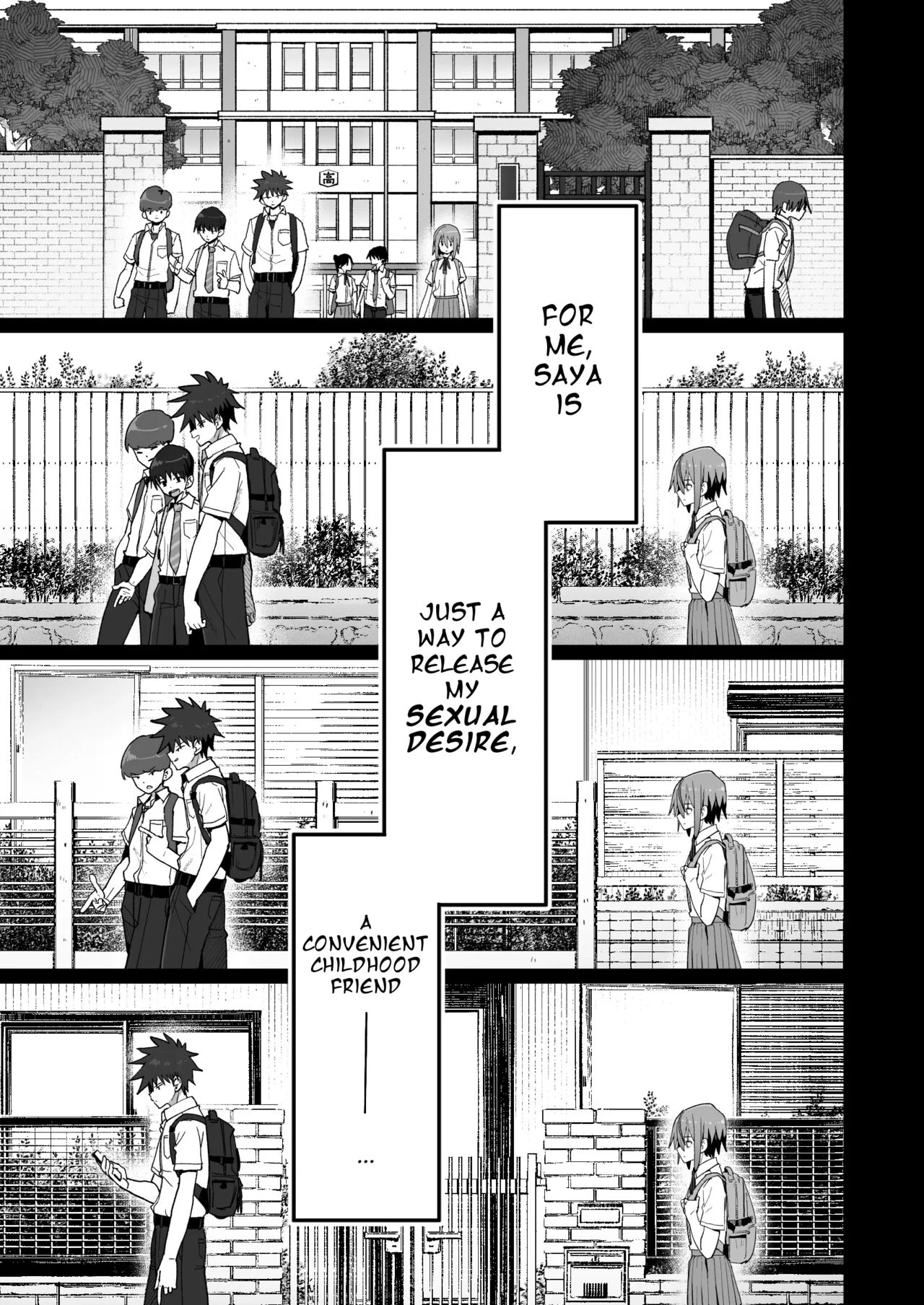 Please Don’t Let Go Of Me ~Until I Fall in Love With My Onahole Childhood Friend porn comic picture 16