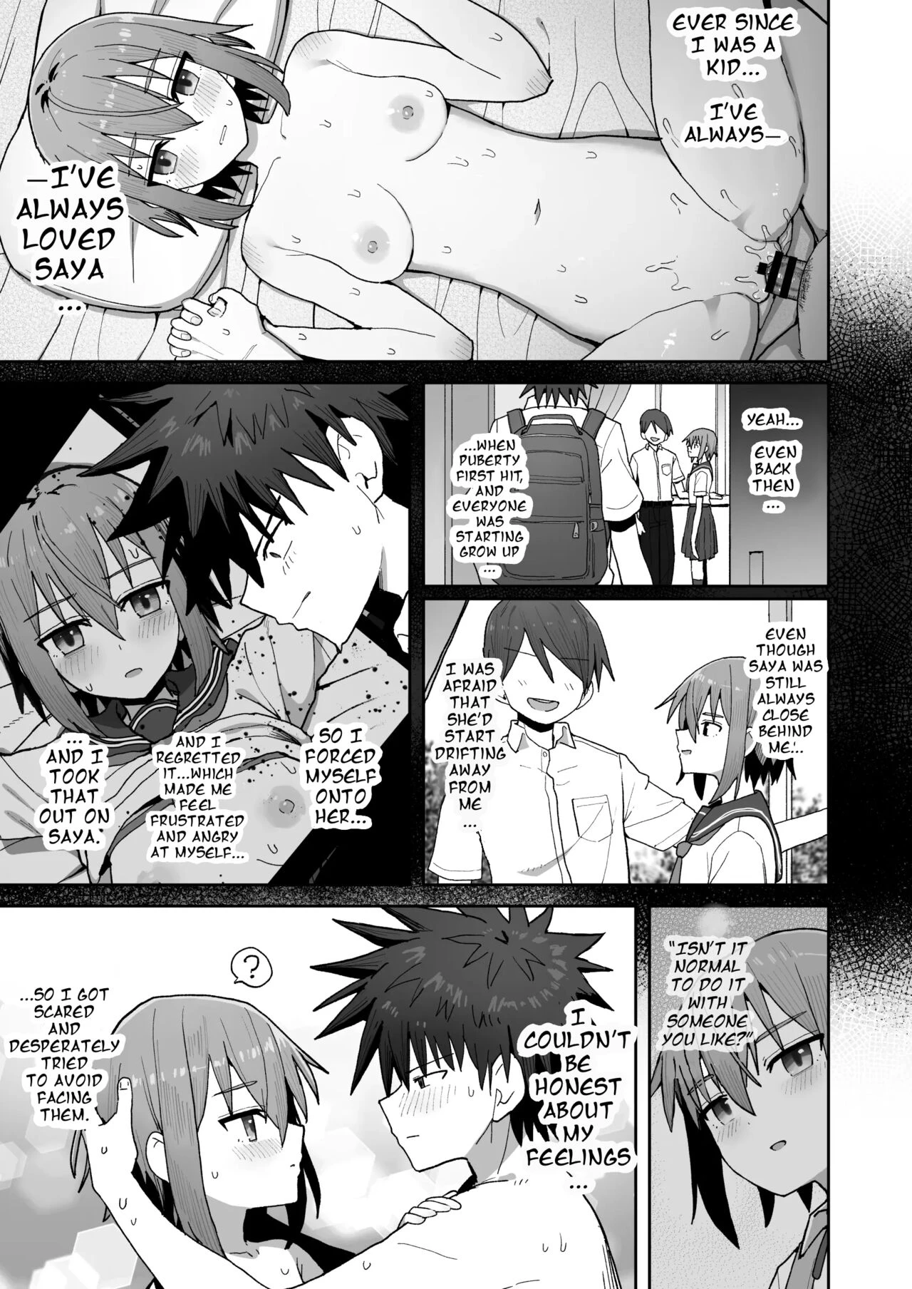 Please Don’t Let Go Of Me ~Until I Fall in Love With My Onahole Childhood Friend porn comic picture 50