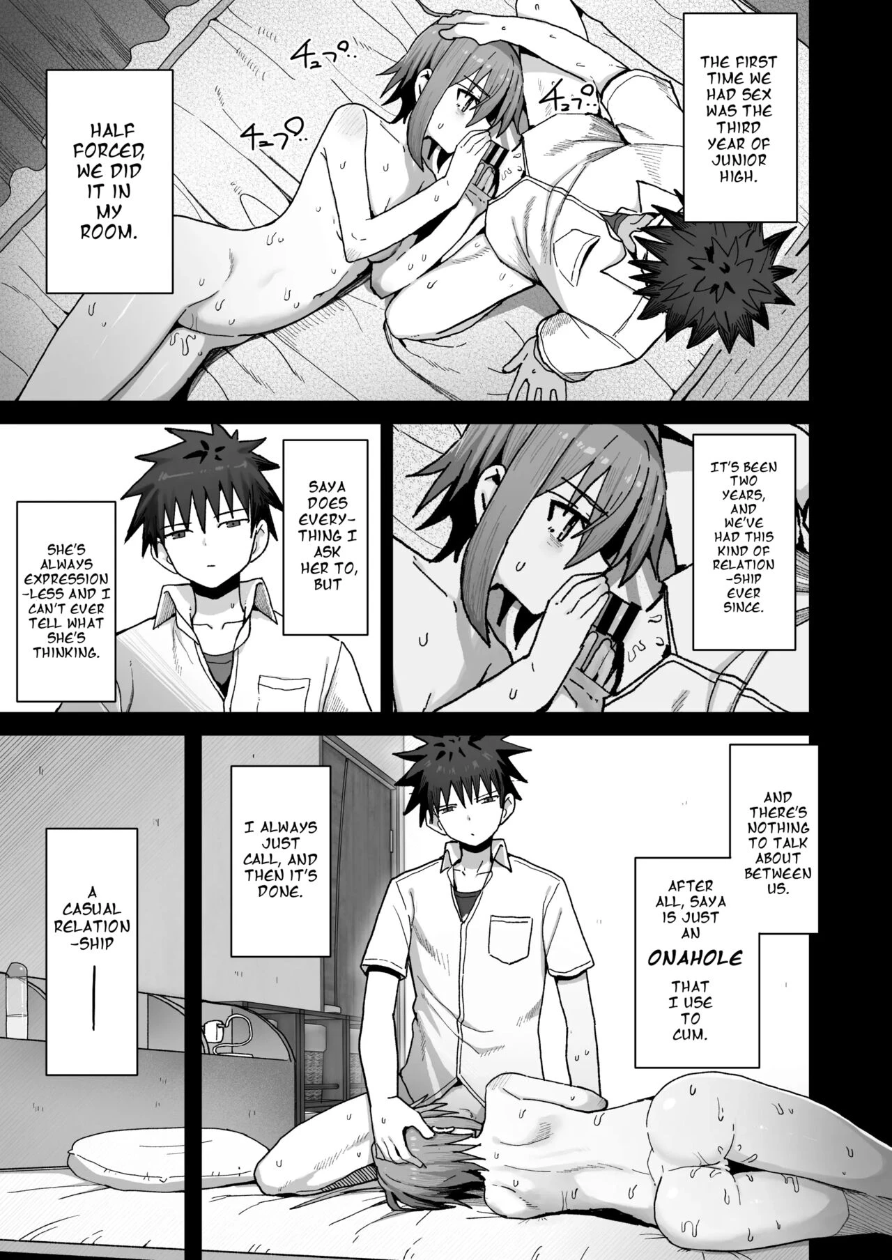 Please Don’t Let Go Of Me ~Until I Fall in Love With My Onahole Childhood Friend porn comic picture 8