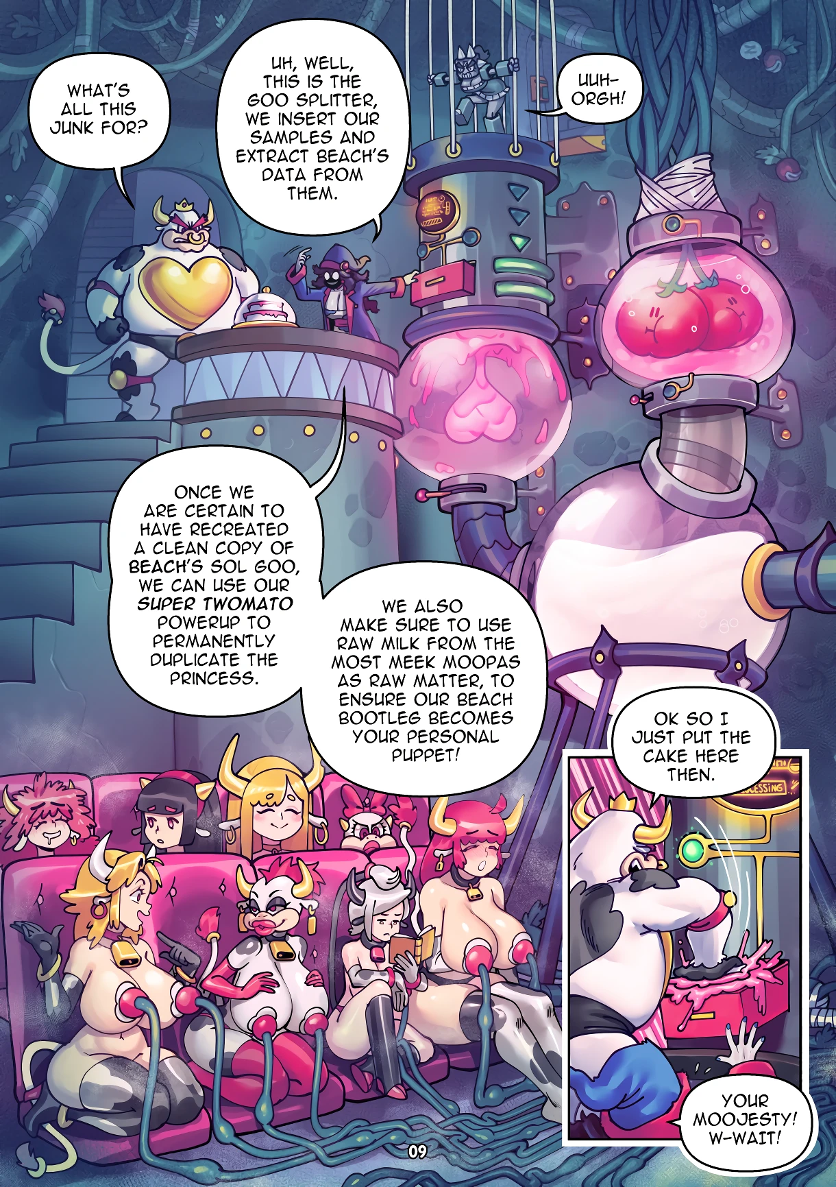 Plumber + Princess 4 porn comic picture 10