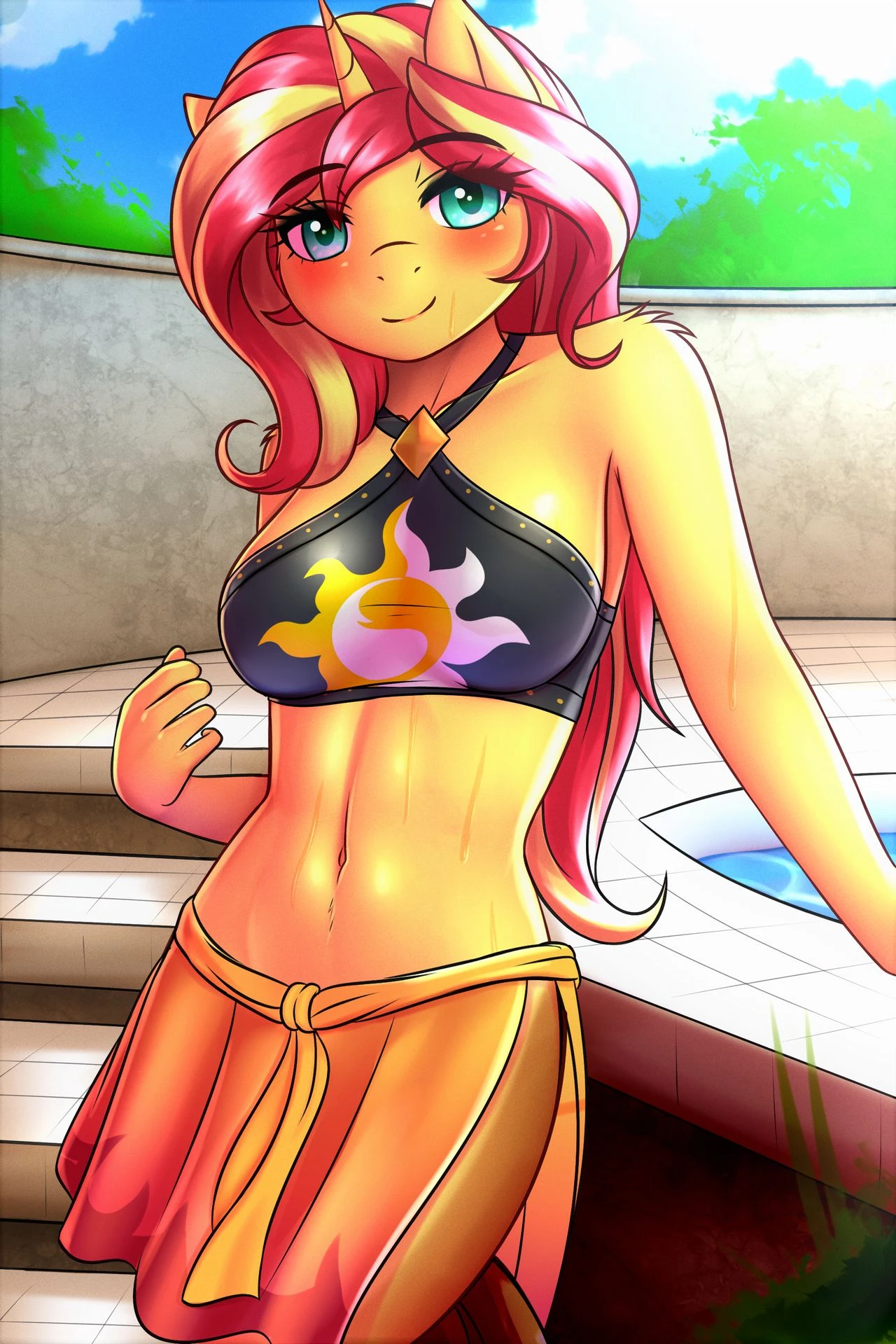 Pony Swimsuit Set porn comic picture 37