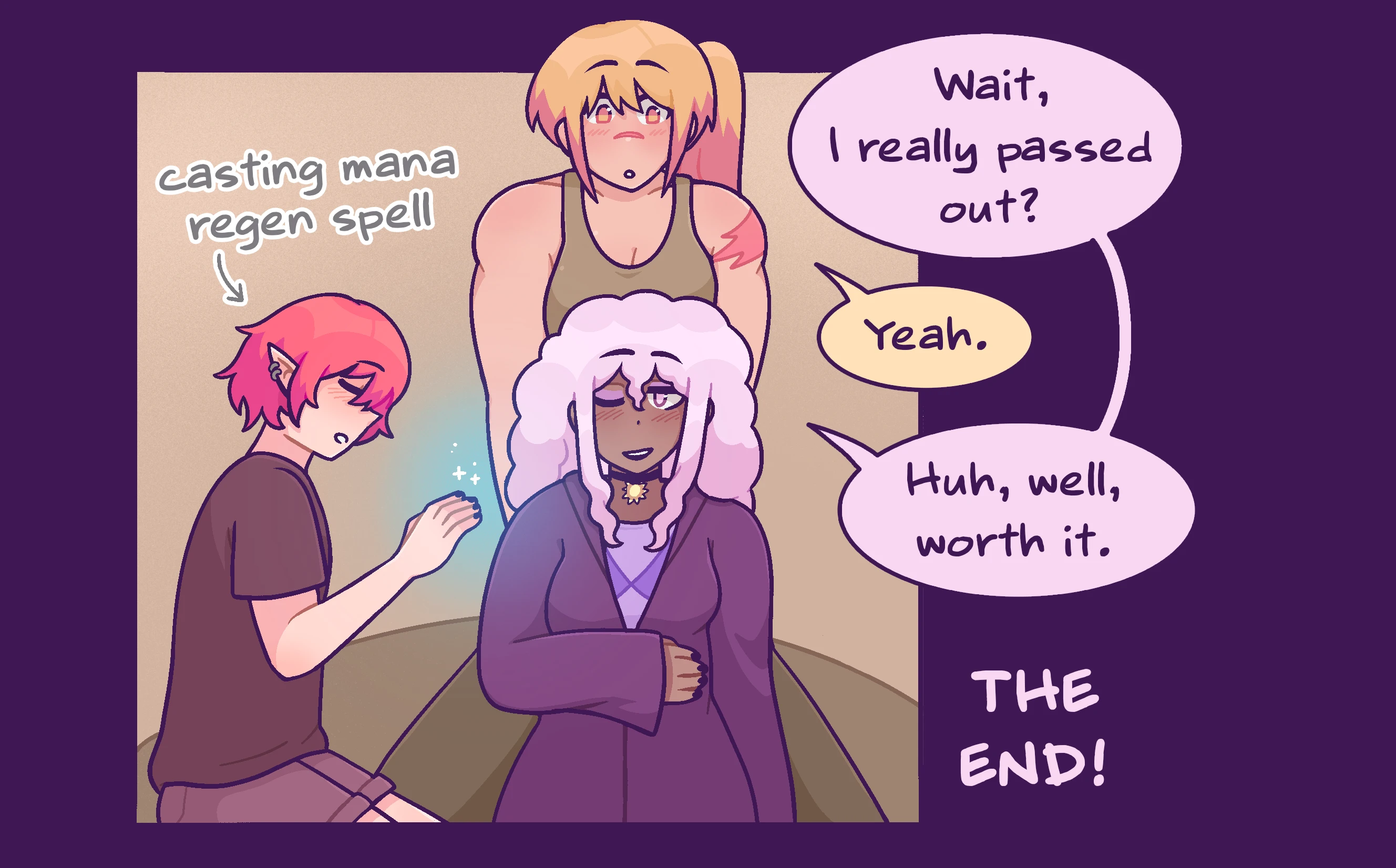Practicing Spells Comic - "Practicing magic with the triad ✨" porn comic picture 11