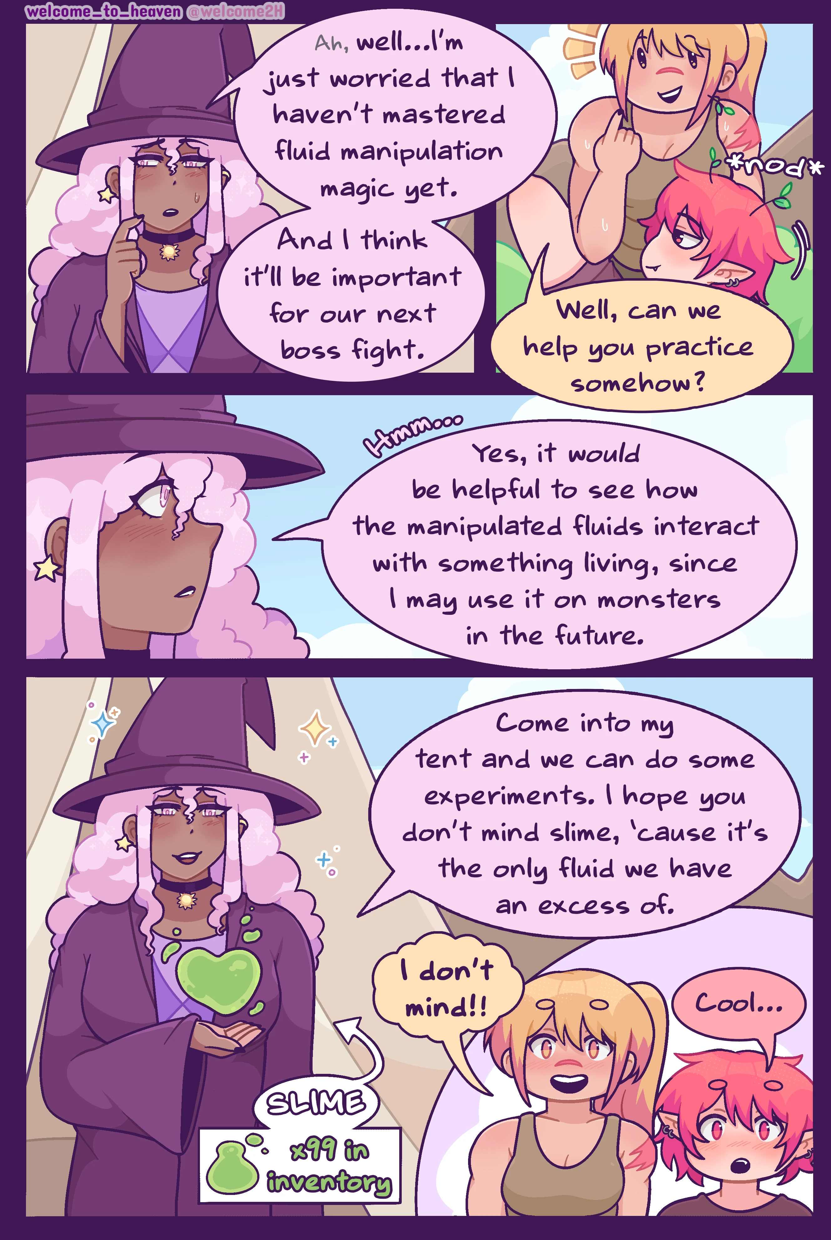Practicing Spells Comic - "Practicing magic with the triad ✨" porn comic picture 3
