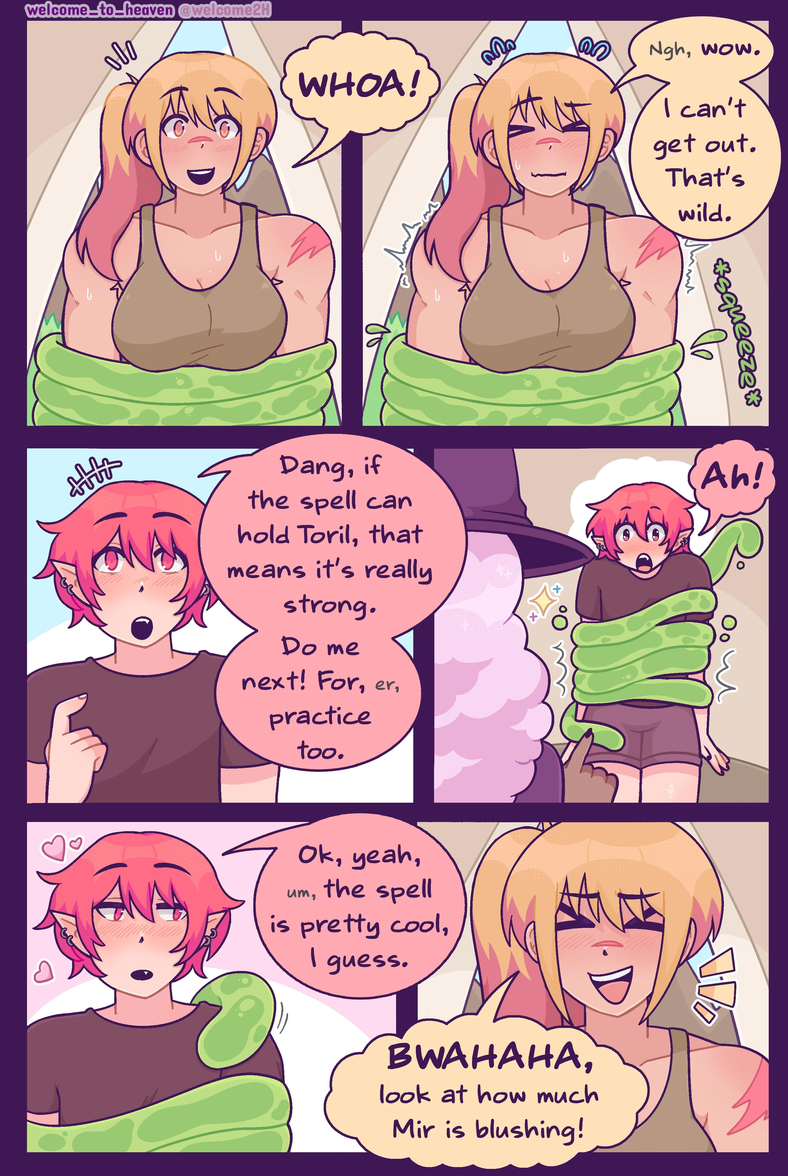 Practicing Spells Comic - "Practicing magic with the triad ✨" porn comic picture 5