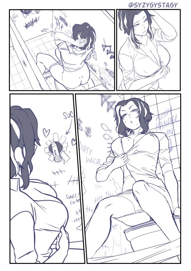 Public Bathroom porn comic picture 1