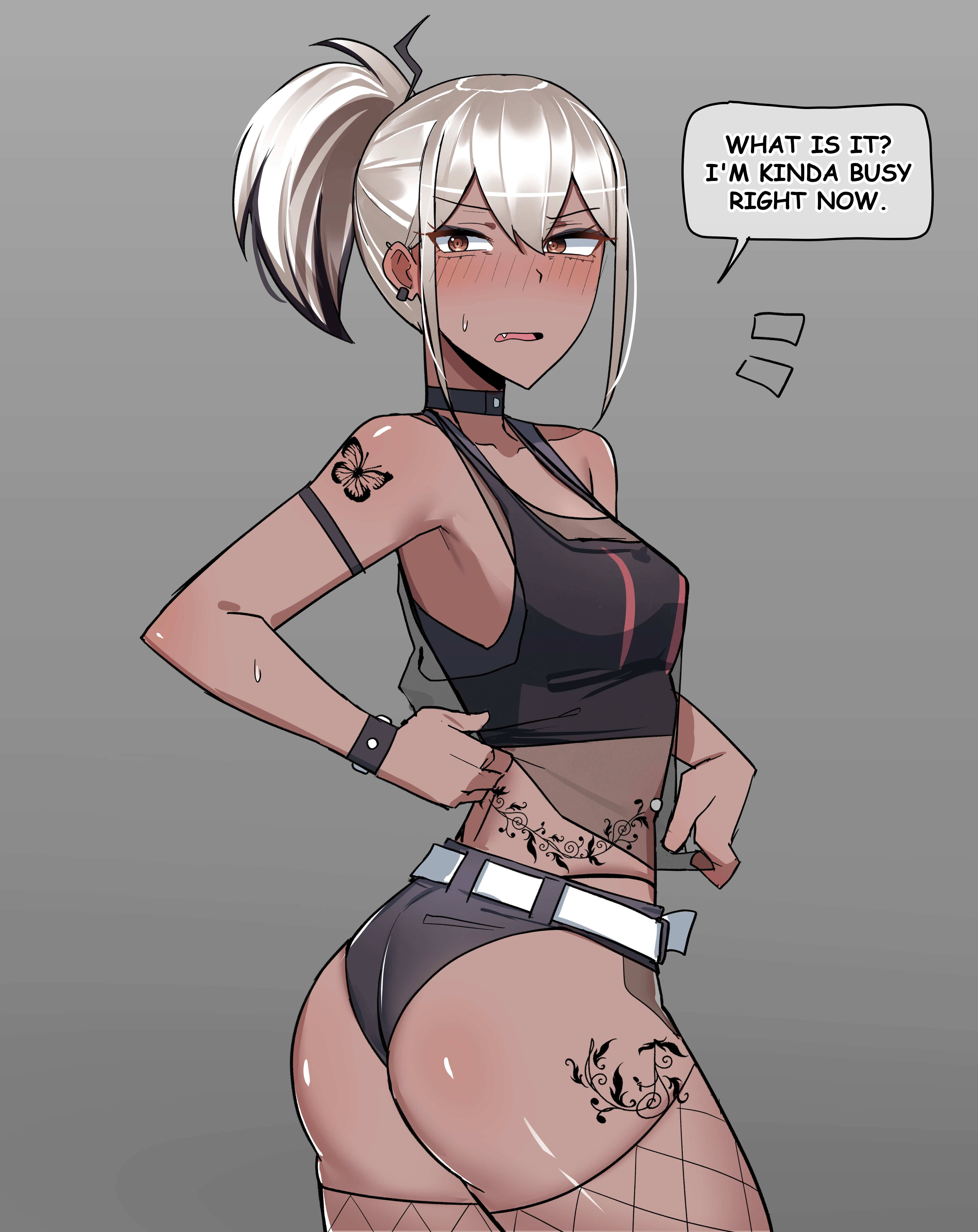Punk Timara porn comic picture 1