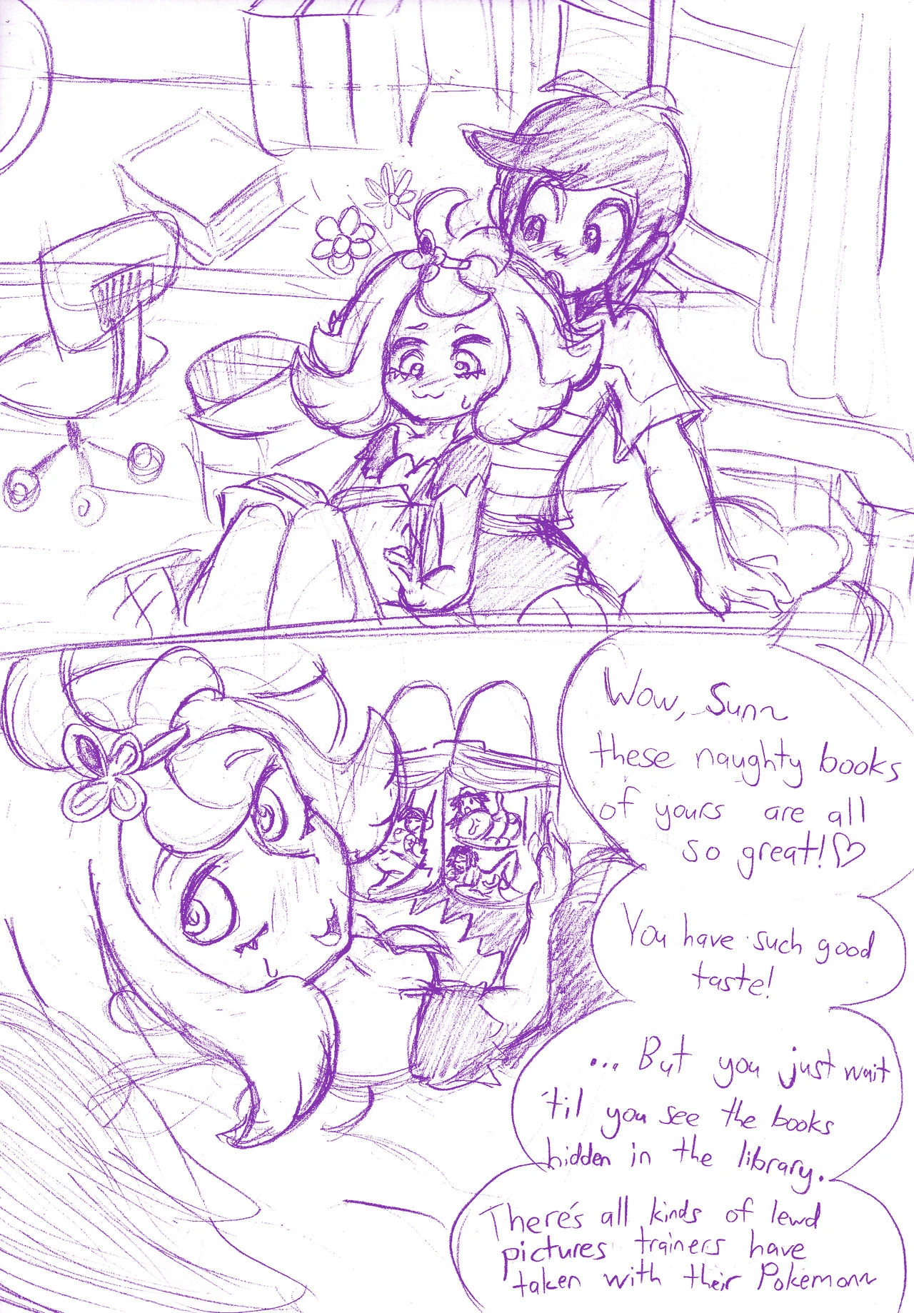 Purple Book porn comic picture 2