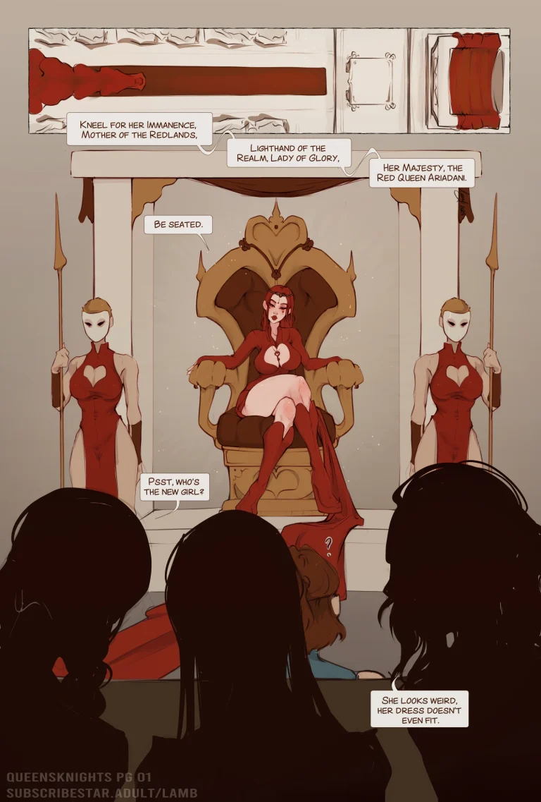 QueensKnights 1-4 porn comic picture 1