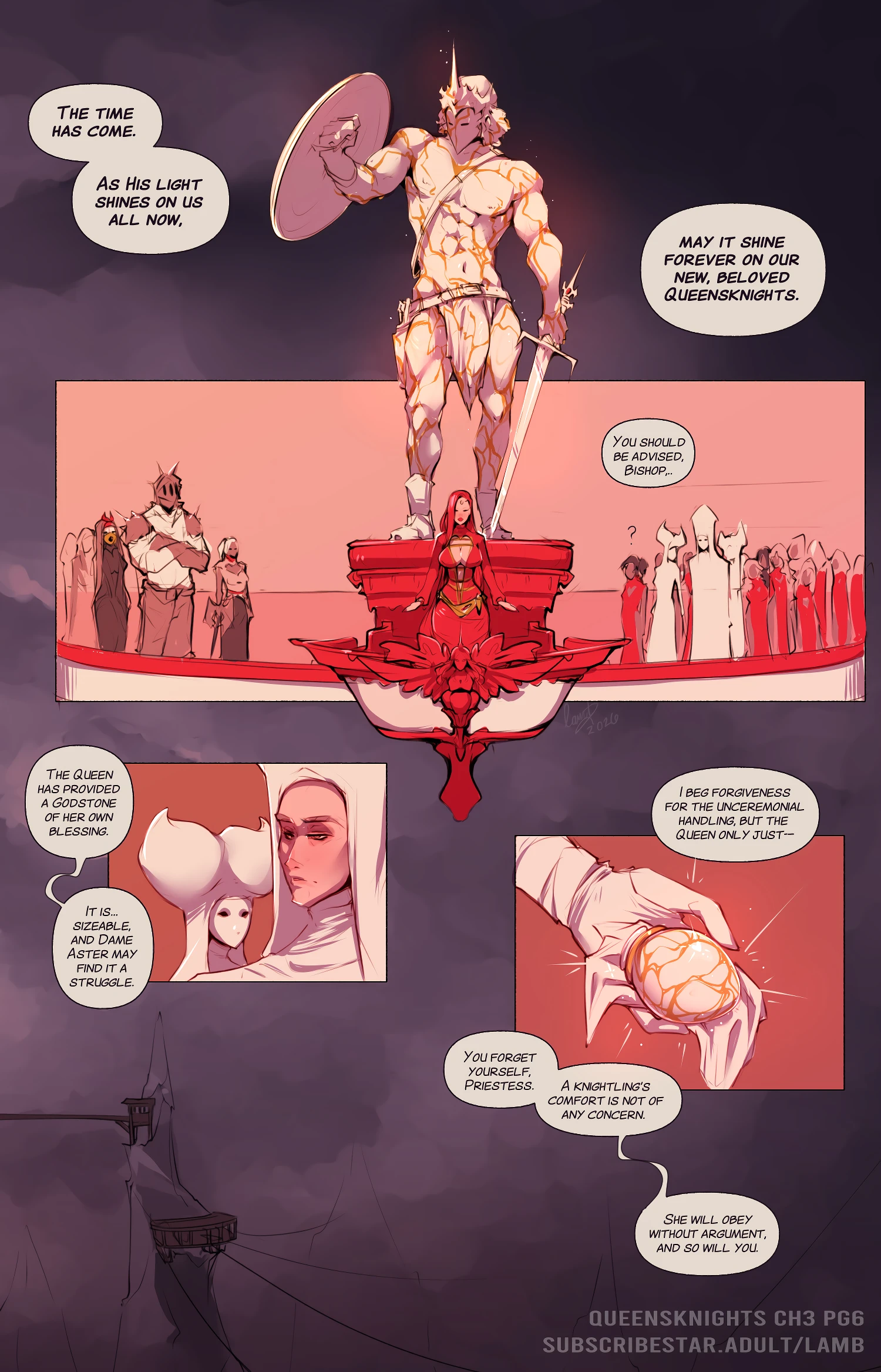QueensKnights 1-4 porn comic picture 27