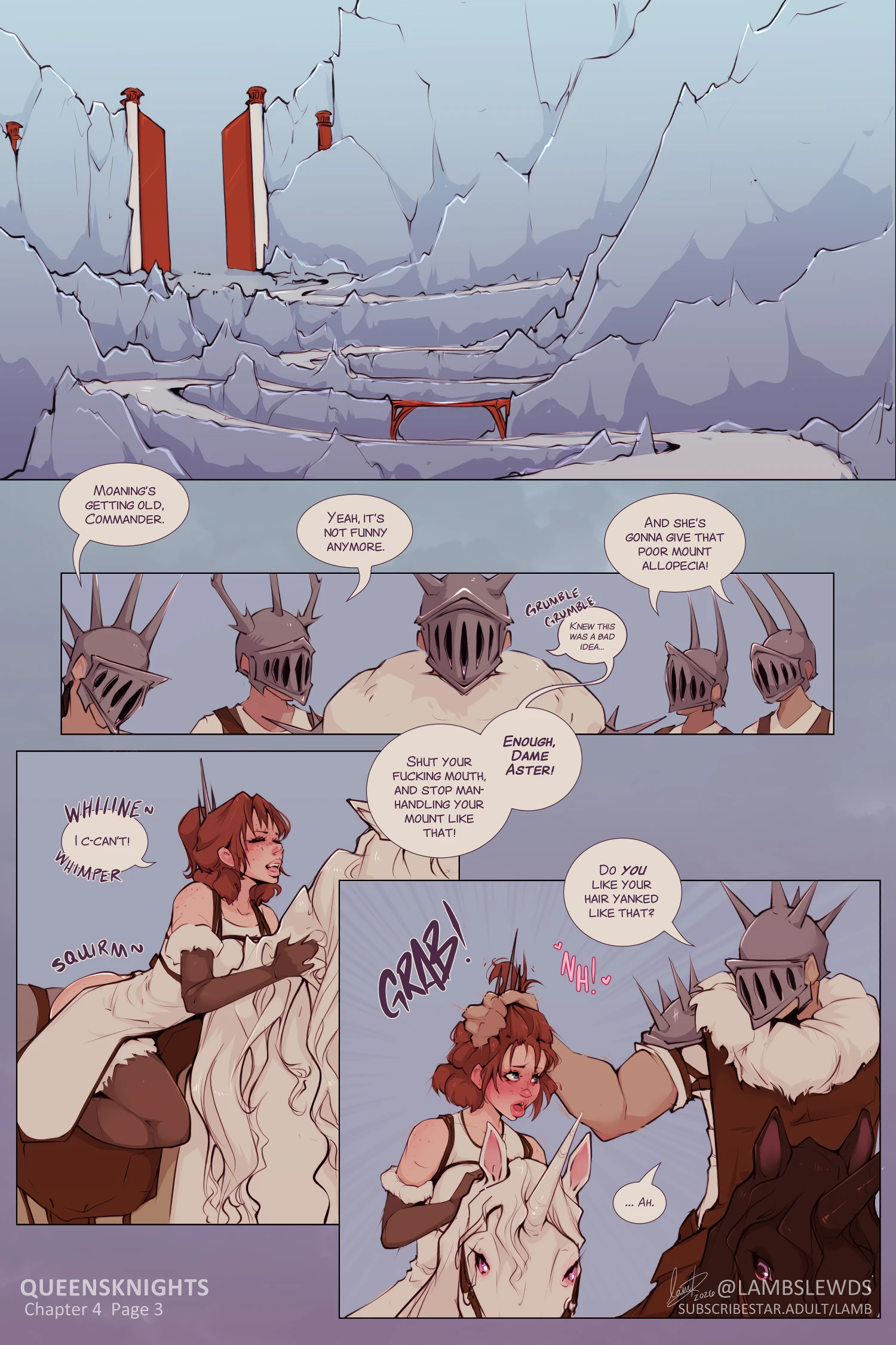 QueensKnights 1-4 porn comic picture 38